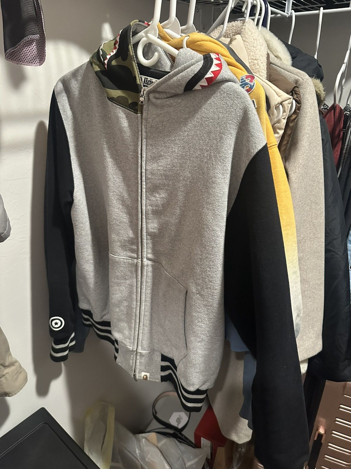 Bape BAPE Shark Full Zip Hoodie Size US M / EU 48-50 / 2 - 2 Thumbnail