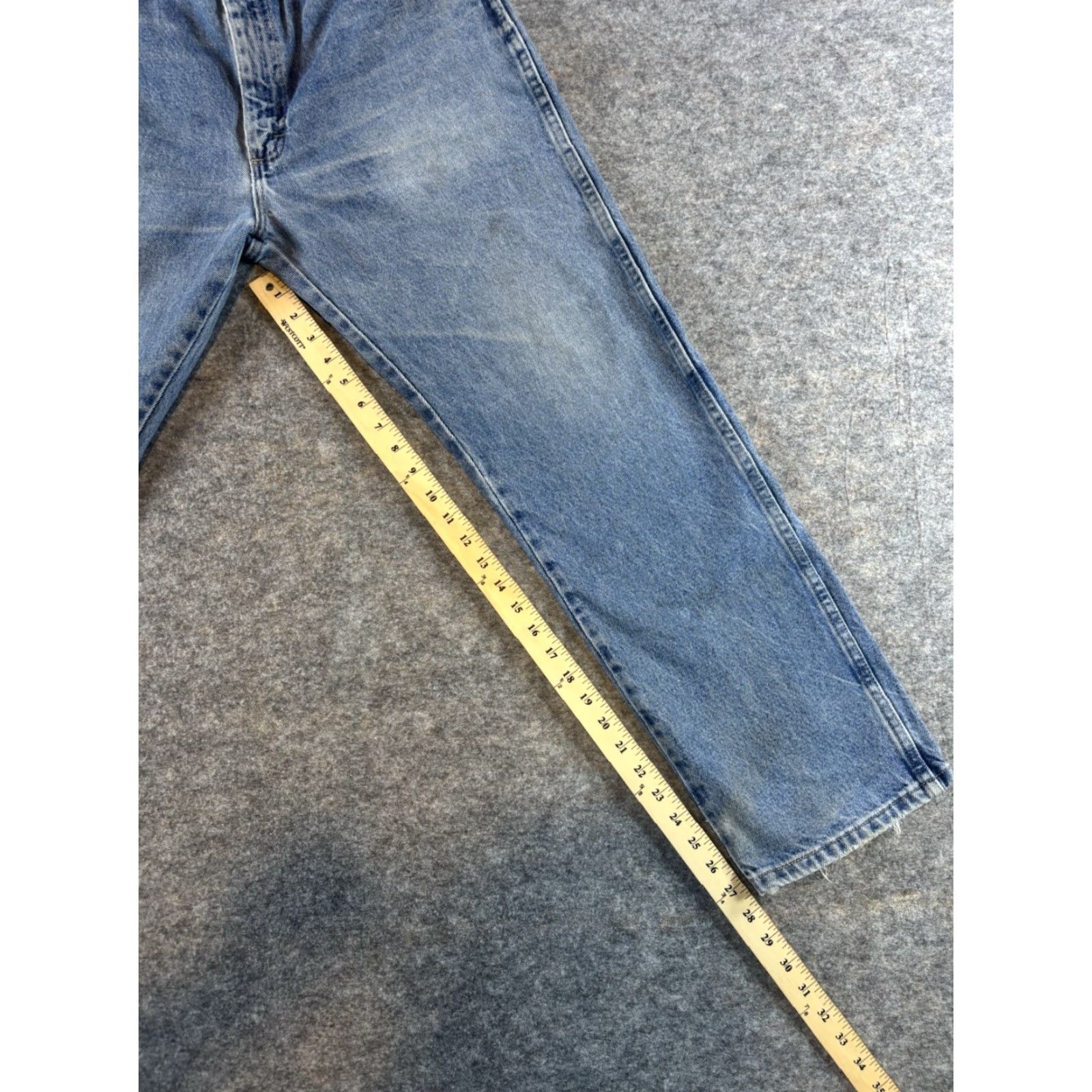 Wrangler Wrangler Jeans Men's Regular Fit 34x29 Denim Cotton 5-Pocket Cowboy Blue Light Wash Regular Mens Jeans Size US 34 / EU 50 - 6 Thumbnail