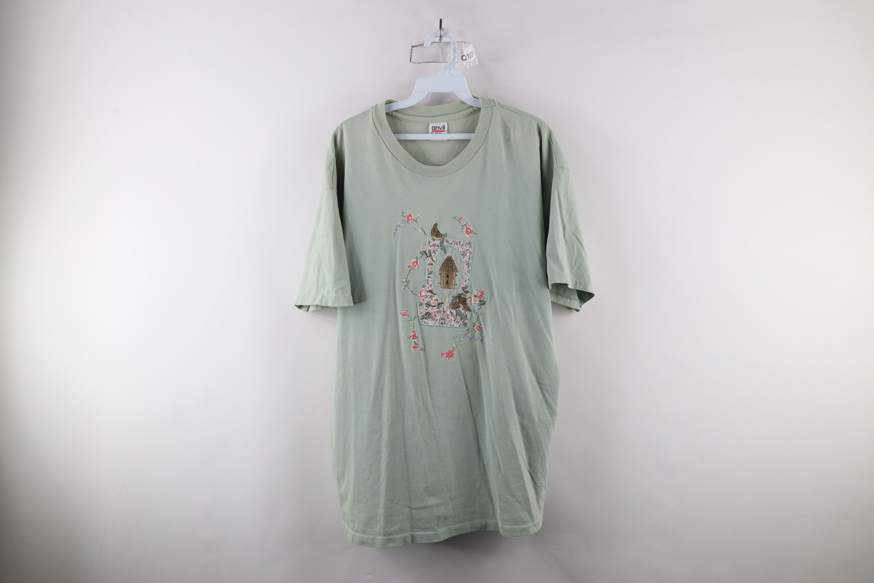 Vintage Vintage 90s Country Primitive Flower Bird T-Shirt Mint USA Size XL / US 12-14 / IT 48-50 - 1 Thumbnail