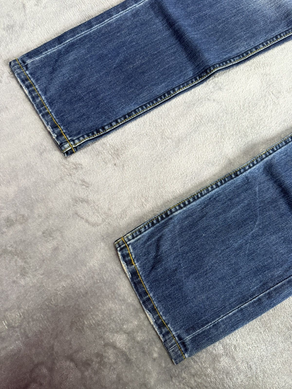 Fad Three × Japanese Brand The Stooge & Co Distressed Repaired Heavy Stitched Jeans Size US 30 / EU 46 - 6 Thumbnail