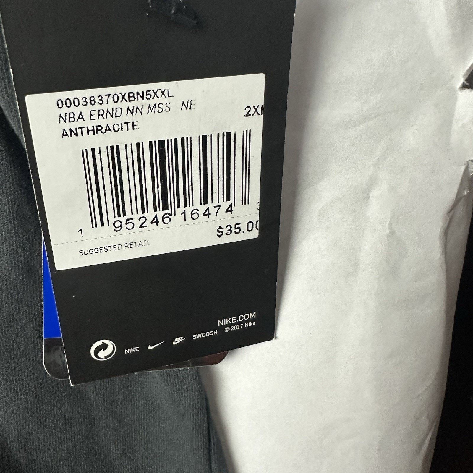 Nike Nike Dri Fit Brooklyn Nets Kevin Durant T Shirt Men’s XXL Size US XXL / EU 58 / 5 - 4 Thumbnail