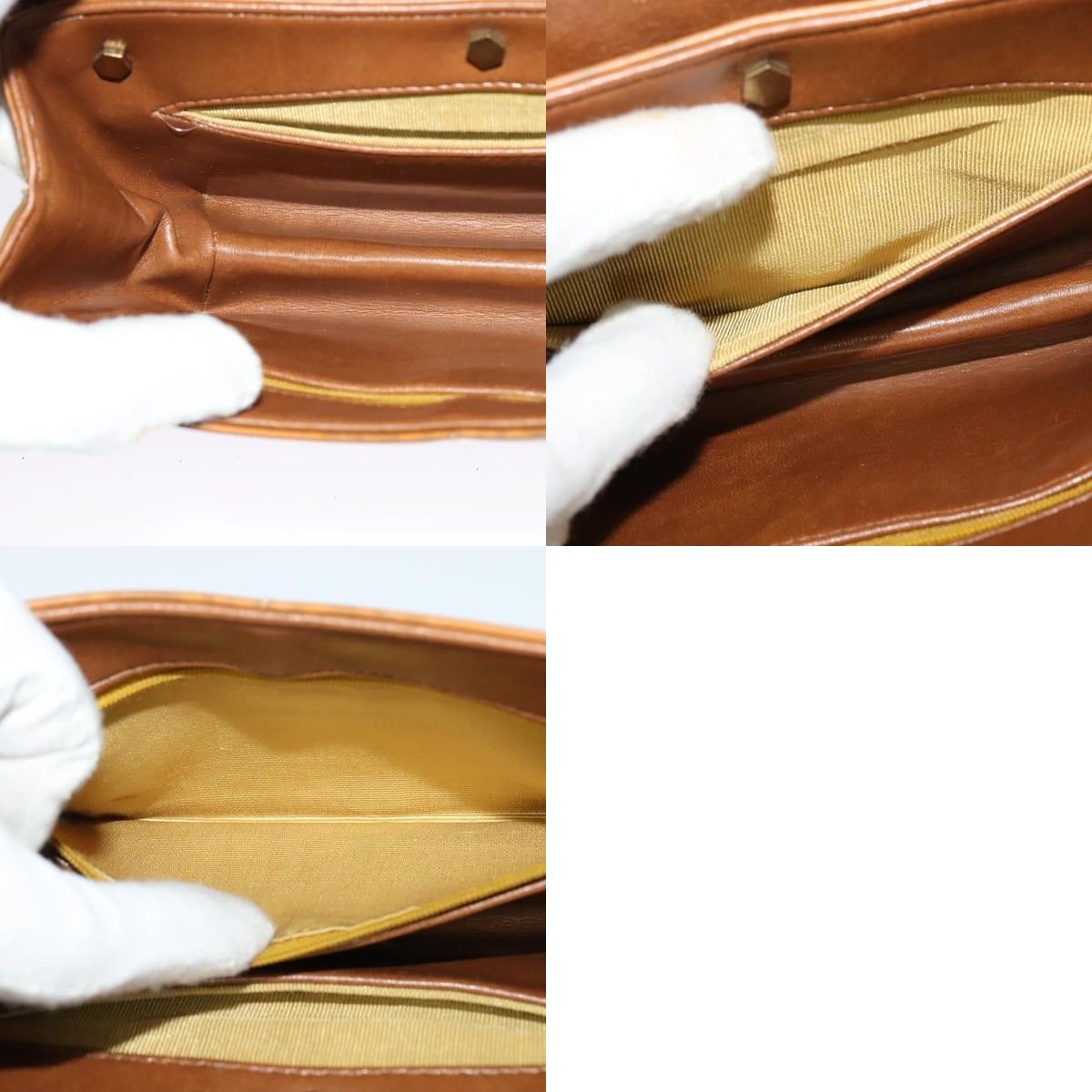 Dior DIOR Shoulder Bag Leather Beige Gold Size ONE SIZE - 12 Thumbnail