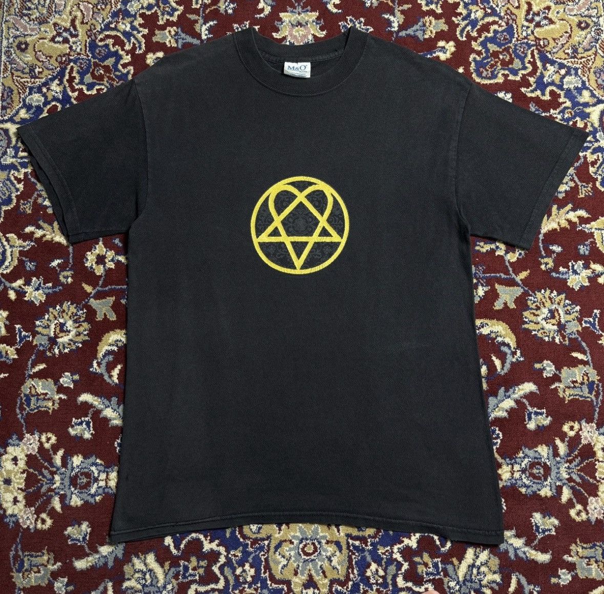 Band Tees 2000s HIM Heartagram metal gothic punk band tee Bam Margera Size US M / EU 48-50 / 2 - 2 Thumbnail