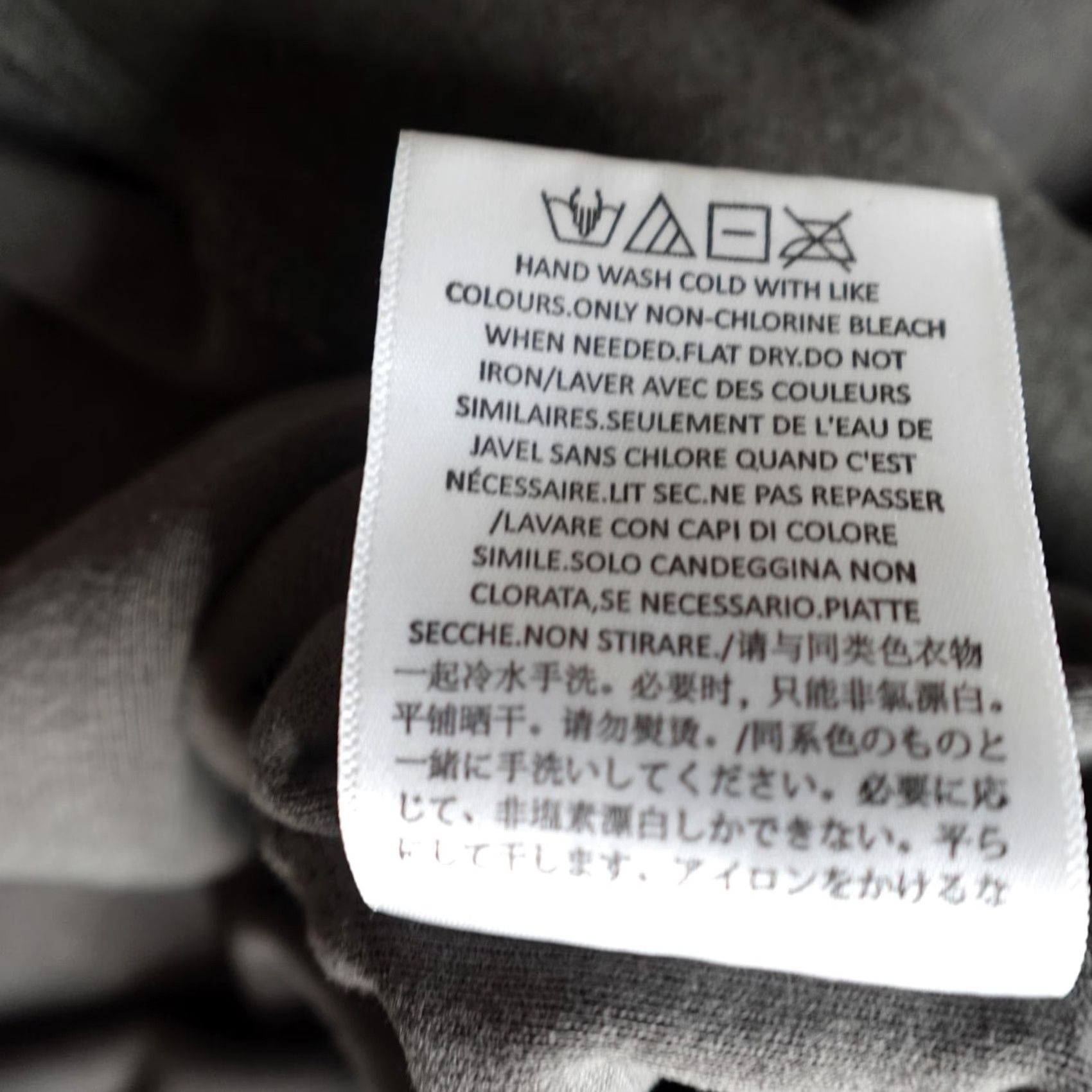 Fear of God Fear of God Essentials Polo Shirt XL Gray Solid Terry Cotton Blend Button-Down Collar Mens Polo Shirt Size US XL / EU 56 / 4 - 3 Thumbnail