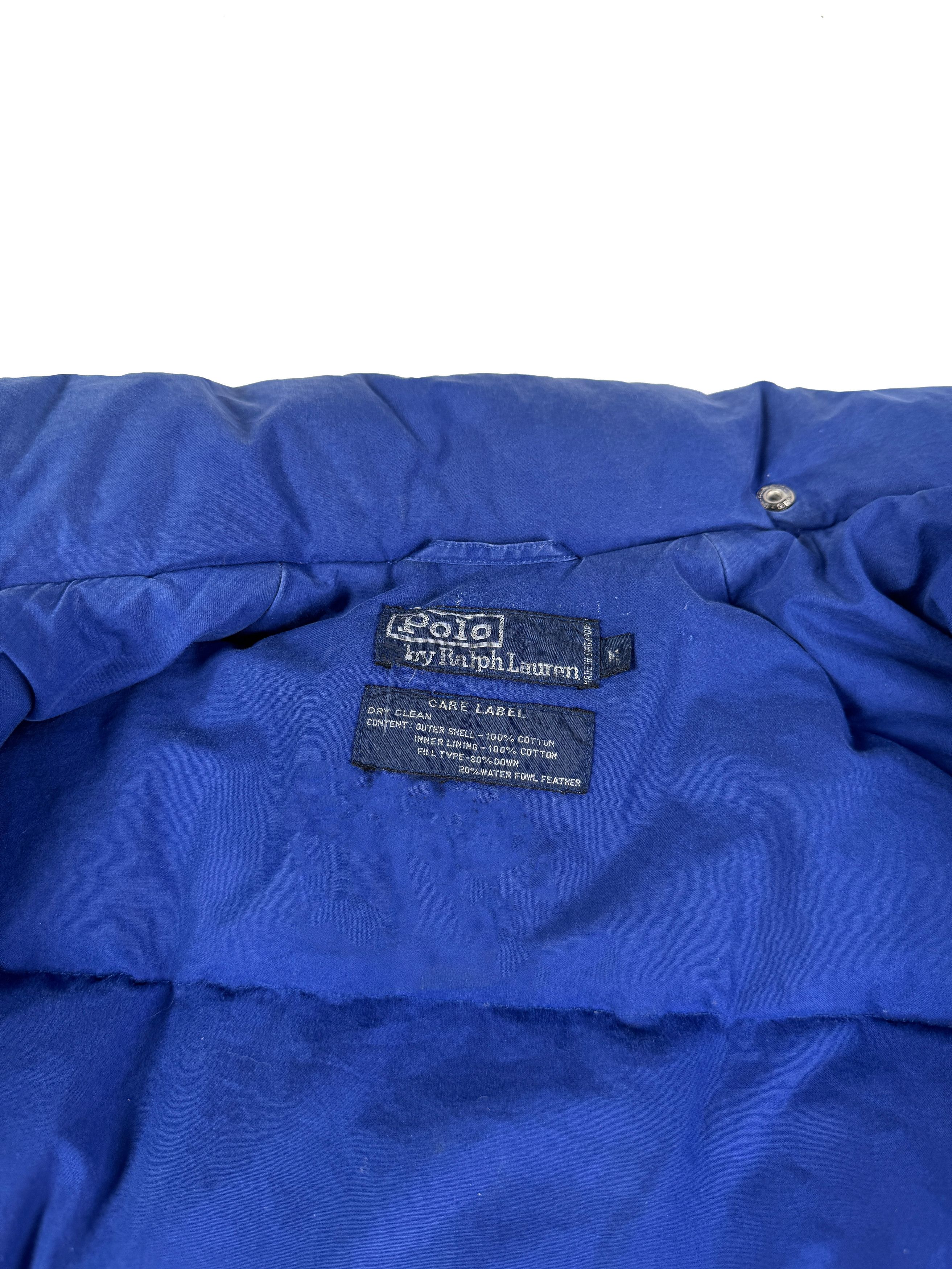 Polo Ralph Lauren Vintage 1980s Polo Ralph Lauren Uni Crest Down Puffer Jacket Size US M / EU 48-50 / 2 - 4 Thumbnail