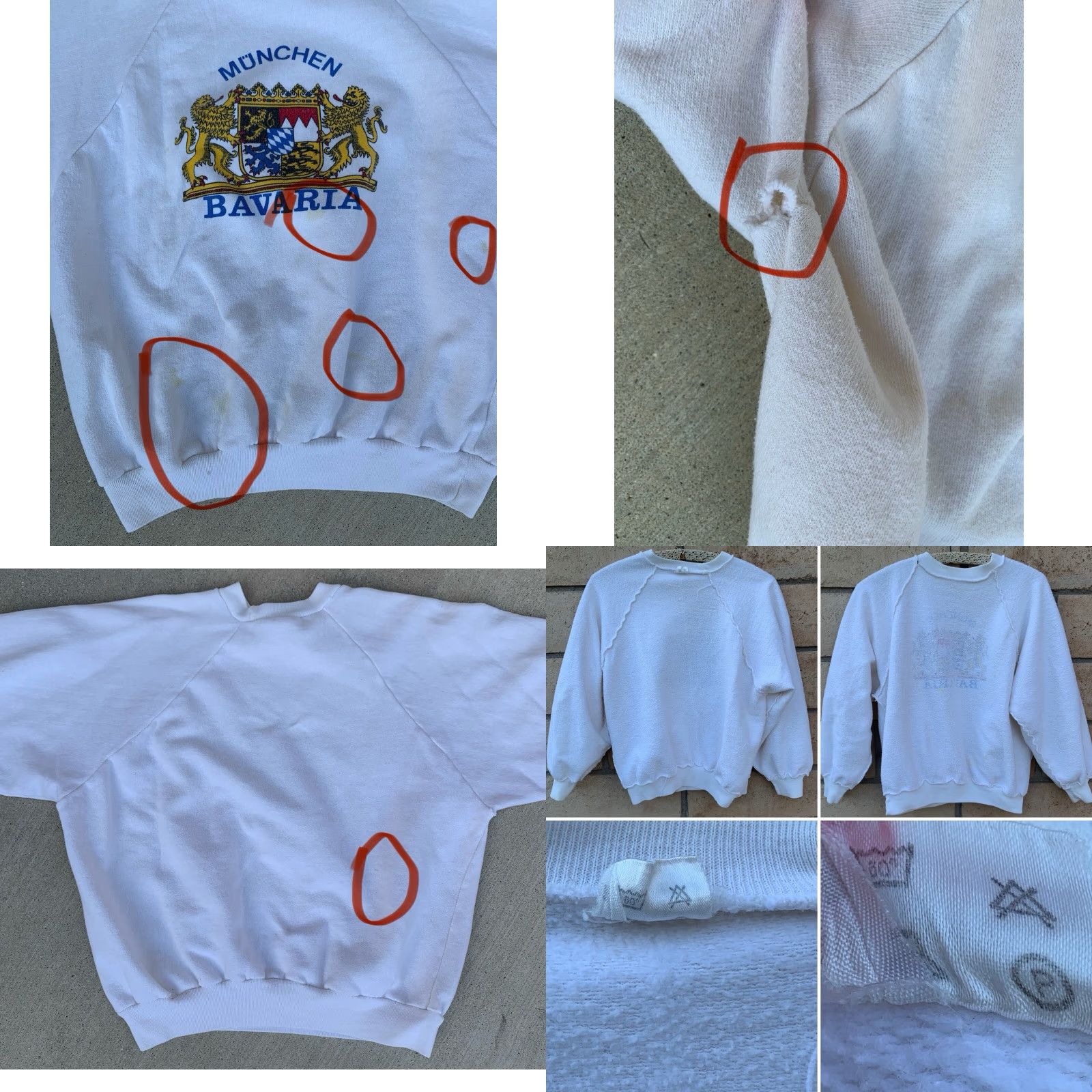 Vintage VINTAGE Munchen Bavaria Graphic Sweatshirt Raglan Cotton Size M Men White Graphic Print Raglan Sweatshirt Size US M / EU 48-50 / 2 - 10 Thumbnail