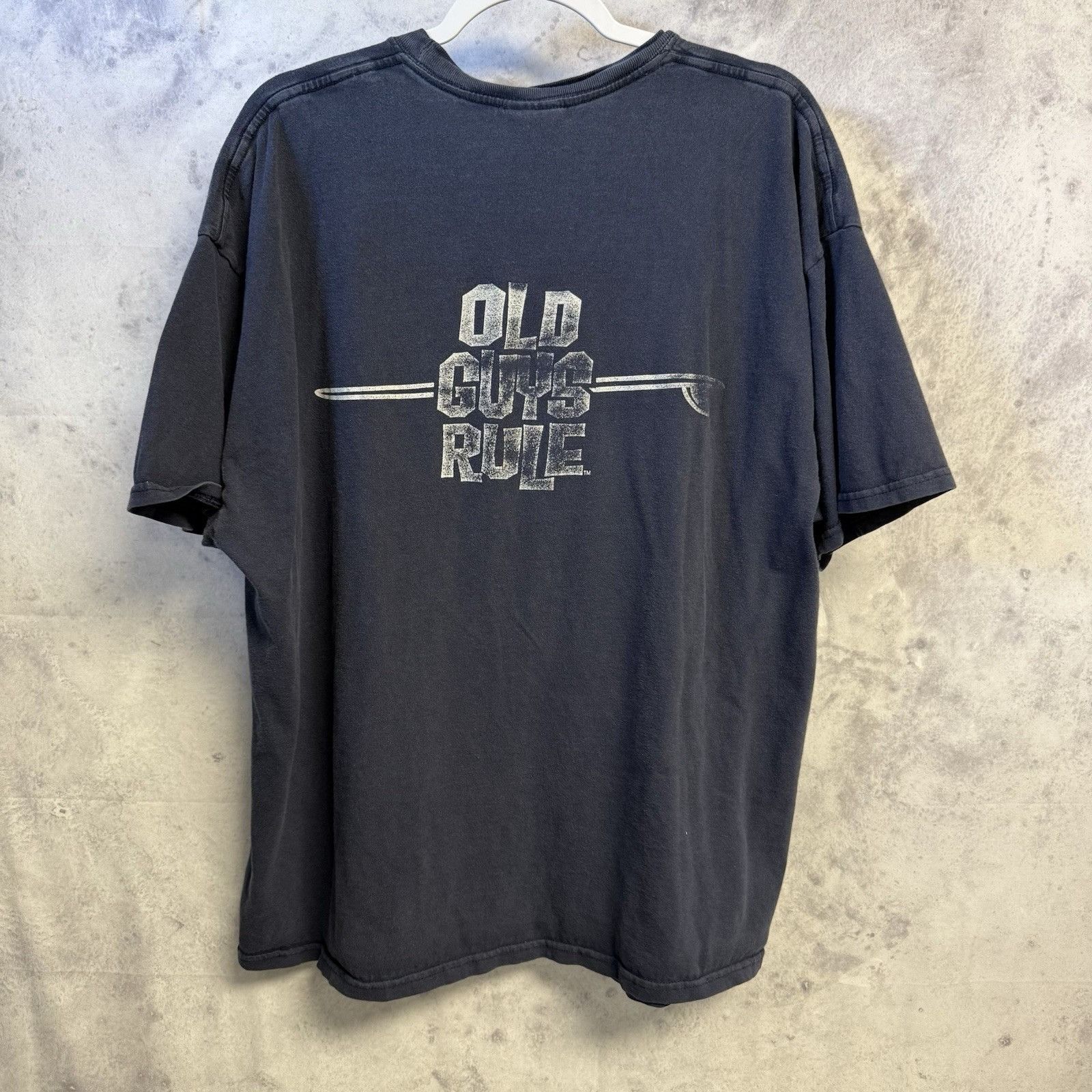 Vintage Vintage Old Guys Rule T Shirt Mens 2XL 24x28 Blue Surf Surfi Size US XXL / EU 58 / 5 - 4 Thumbnail