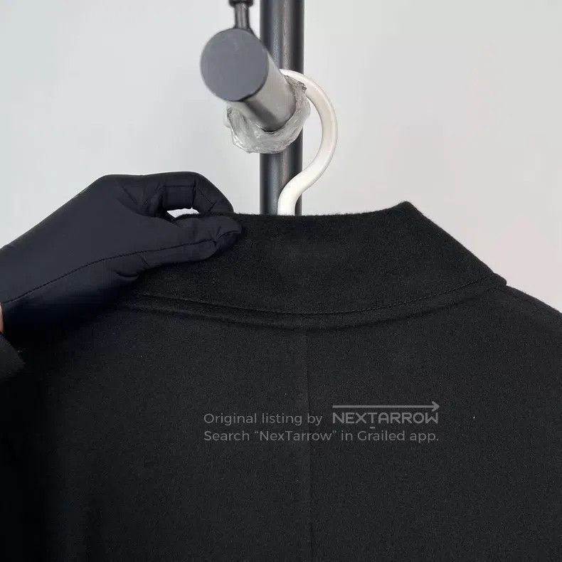 Hermes Hermes Black Cashmere Coat Size XXS / US 00 / IT 34 - 5 Thumbnail