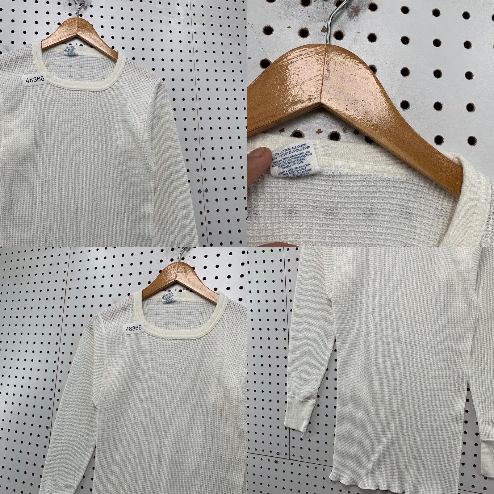 Vintage VINTAGE J.E. Morgan Long Johns Thermal Shirt Mens XL Crew Neck White Size US XL / EU 56 / 4 - 8 Thumbnail