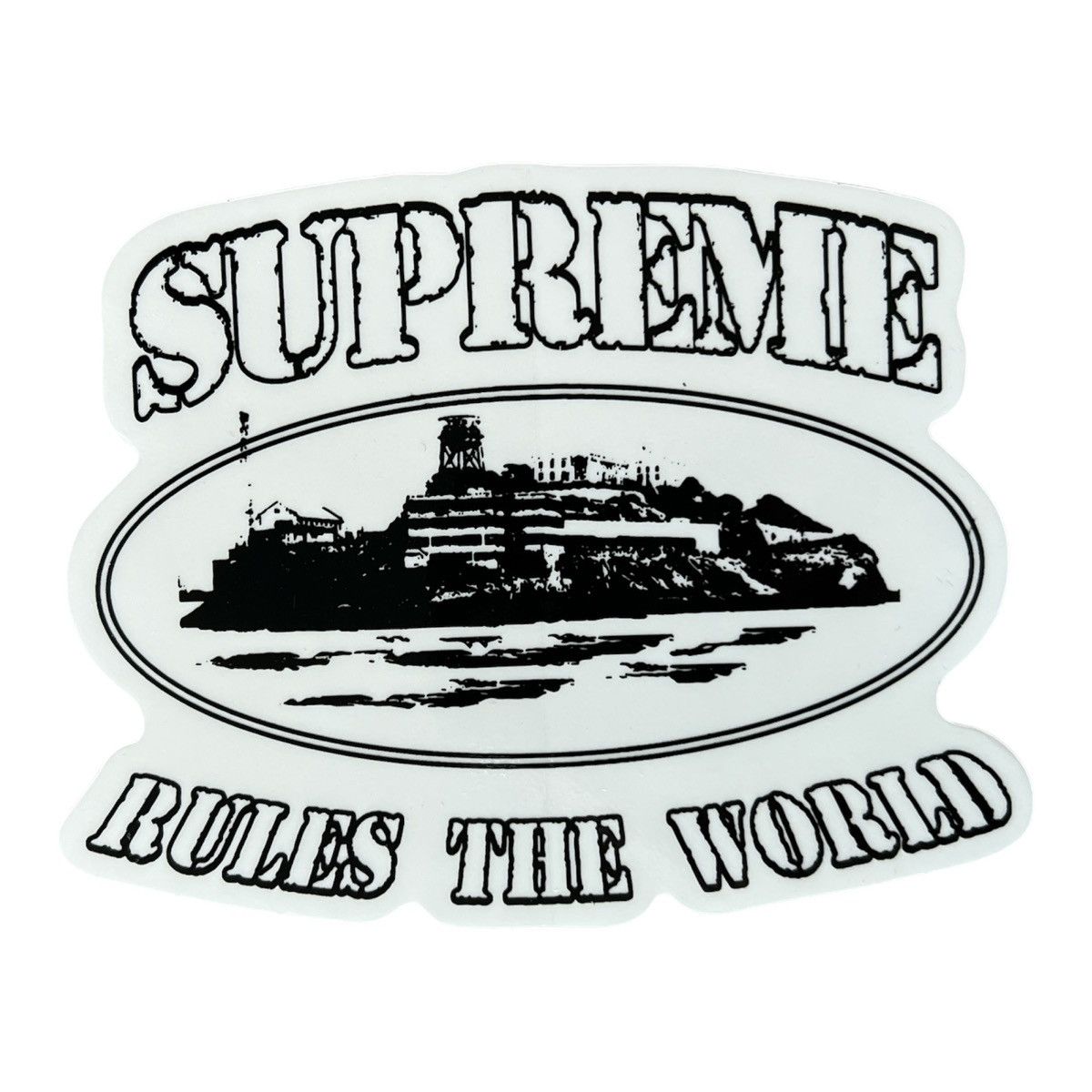 Corteiz × Supreme Supreme Corteiz Rules The World Sticker FW23 Size ONE SIZE - 1 Preview