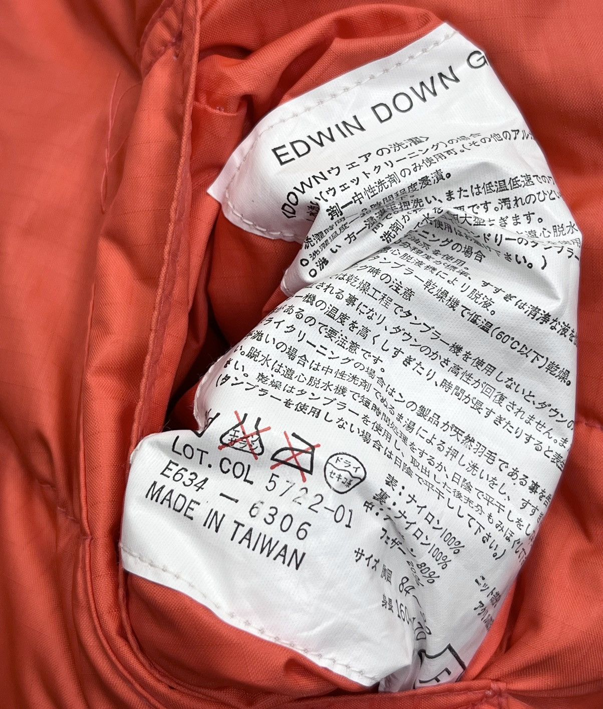 Edwin 🔥Vintage 80’s EDWIN OUTDOOR LIFE DOWN Reversible Jacket Size US L / EU 52-54 / 3 - 20 Thumbnail