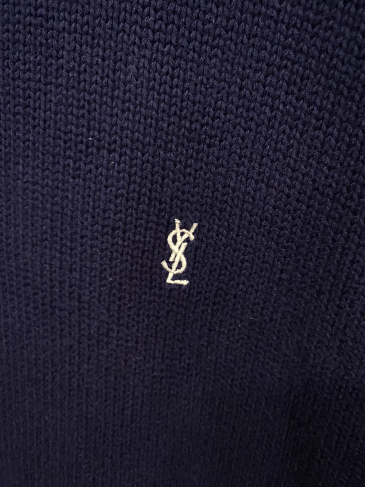 Yves Saint Laurent YSL Sweater Knit Heavy Thick Size US XXL / EU 58 / 5 - 3 Thumbnail