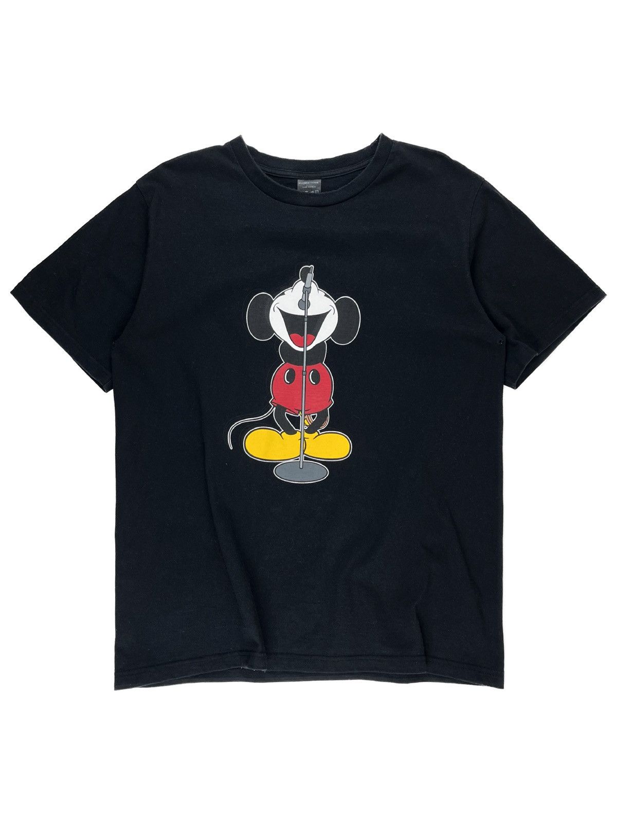 Disney Number (N)ine Rockstar Singing Mickey Tshirt Black | Grailed