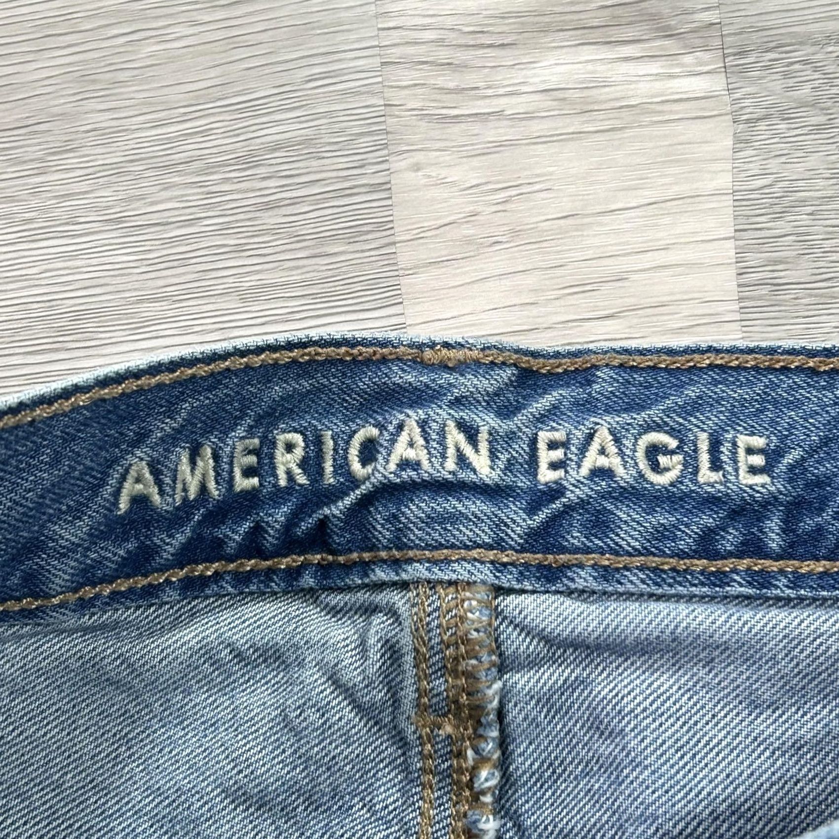 American Eagle Outfitters VINTAGE American Eagle 90s Straight Jeans Womens 20 Blue High Rise Relaxed 44x31 Denim Size 42" / US 20 - 6 Thumbnail