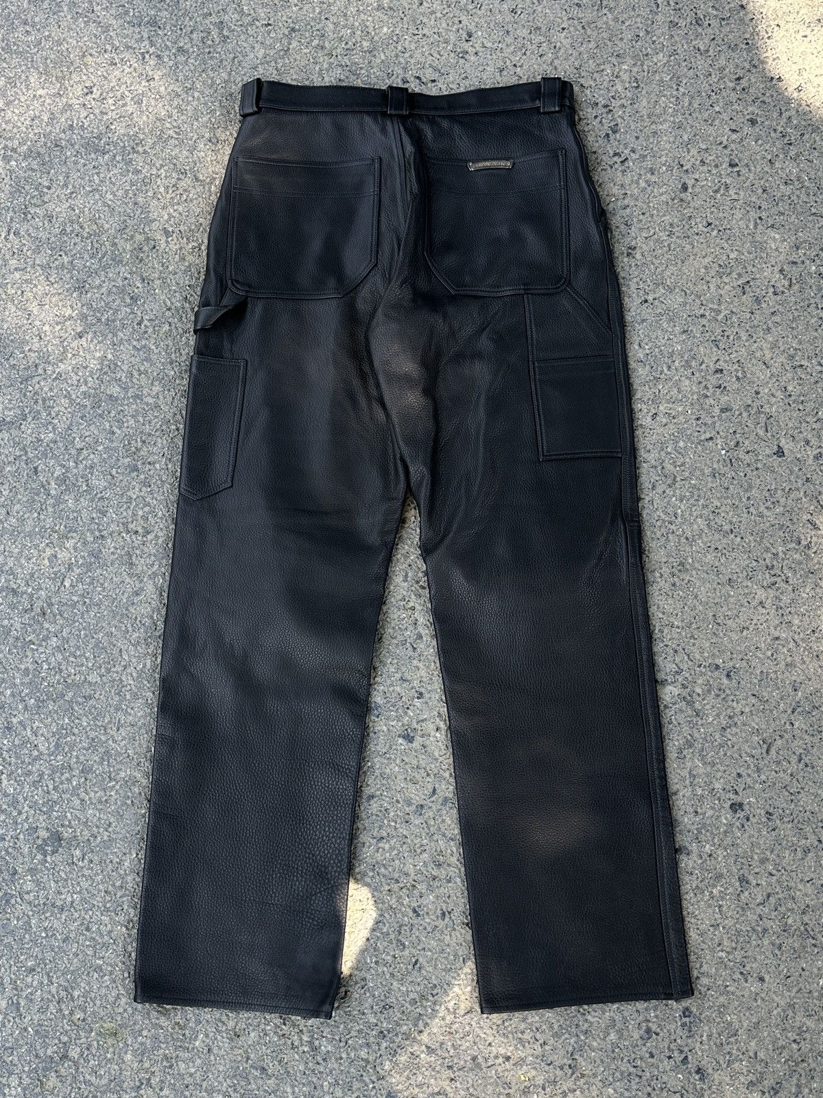 Chrome Hearts Chrome Hearts Fleur Knee Leather Pants Size US 32 / EU 48 - 2 Thumbnail
