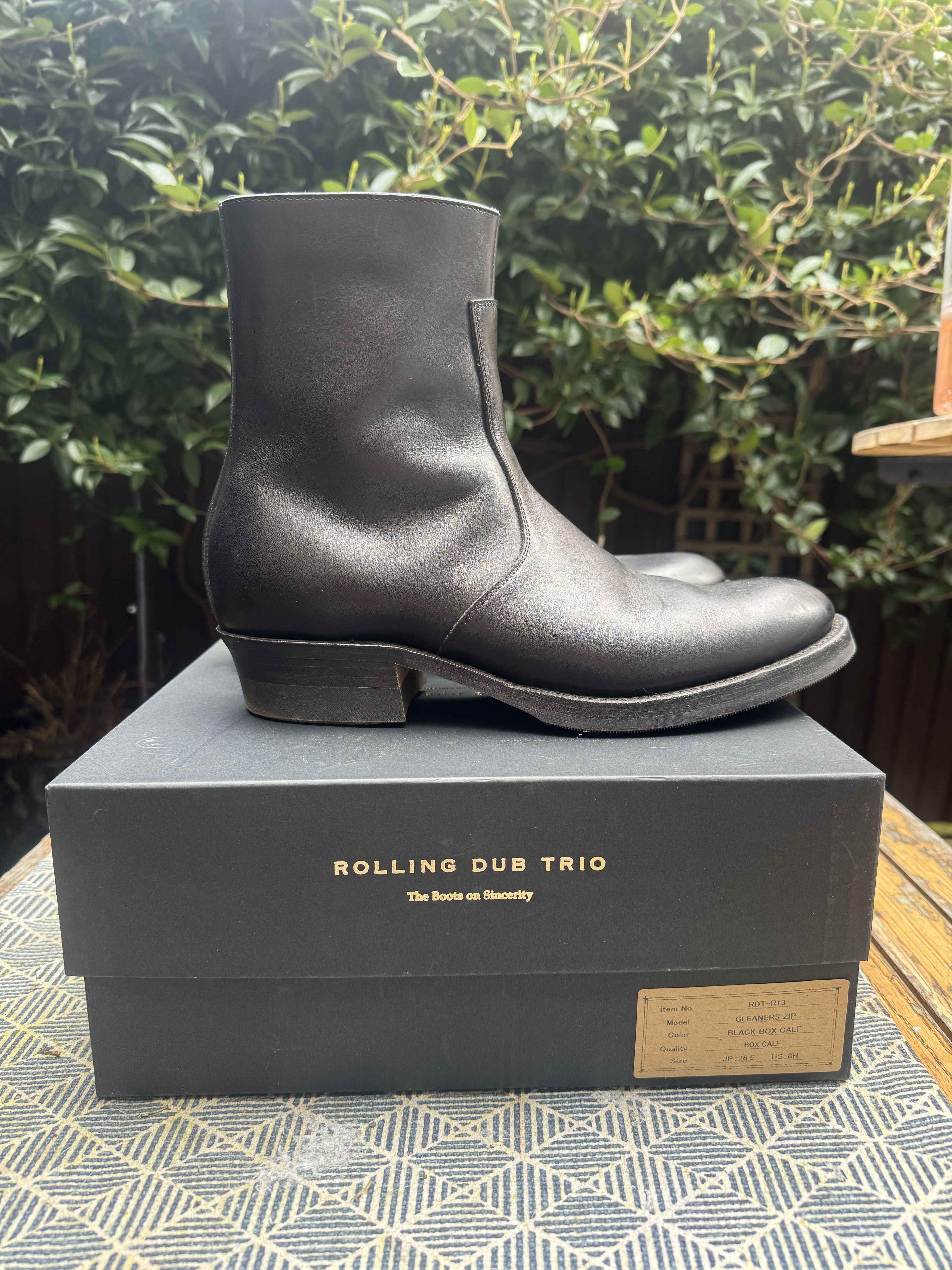 Rolling Dub Trio Rolling Dub Trio Griffin Boot - Black Horsebutt 