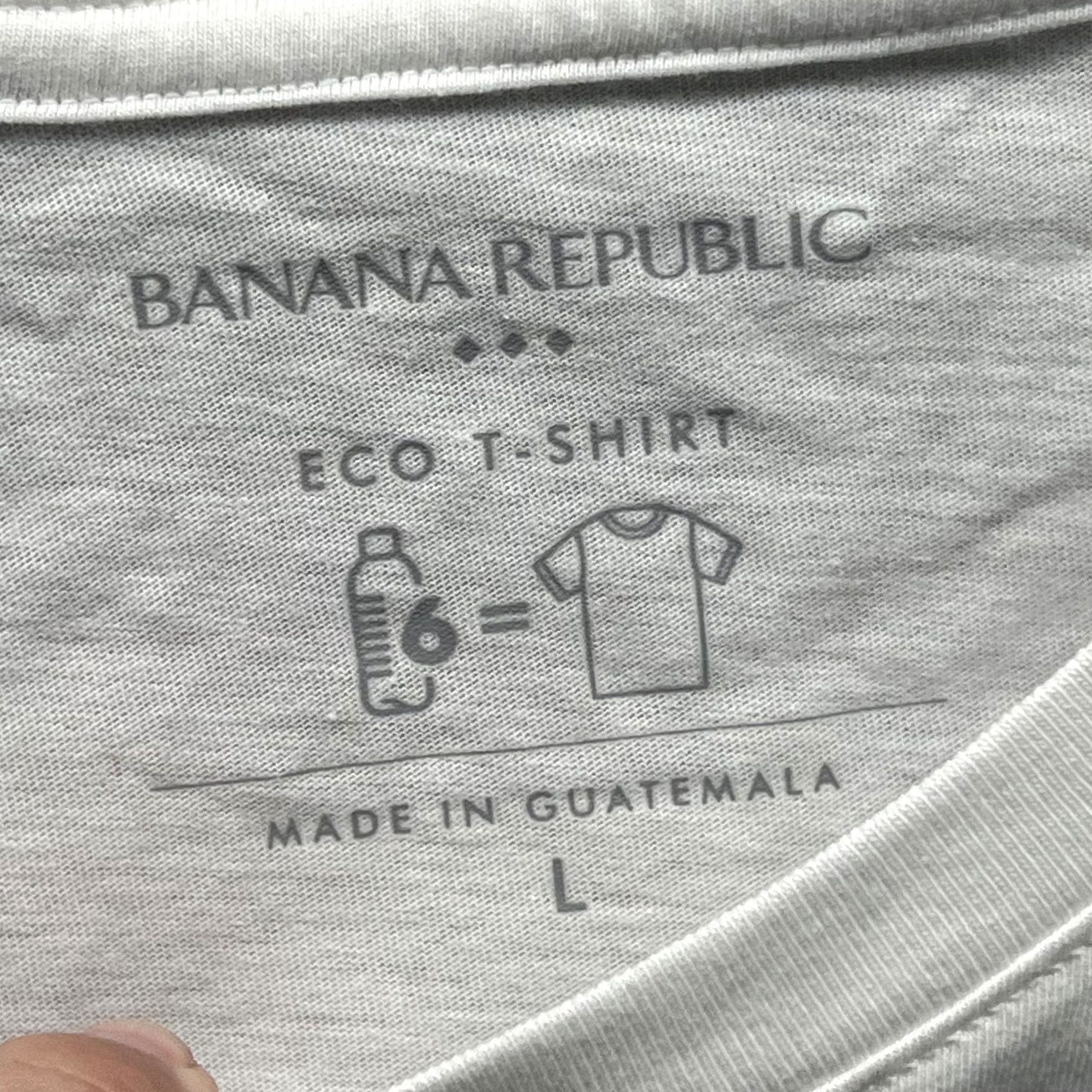Banana Republic Banana Republic Mens Large White Eco Graphic Nature Travel Photo Tee Shirt LEDC Size US L / EU 52-54 / 3 - 5 Thumbnail
