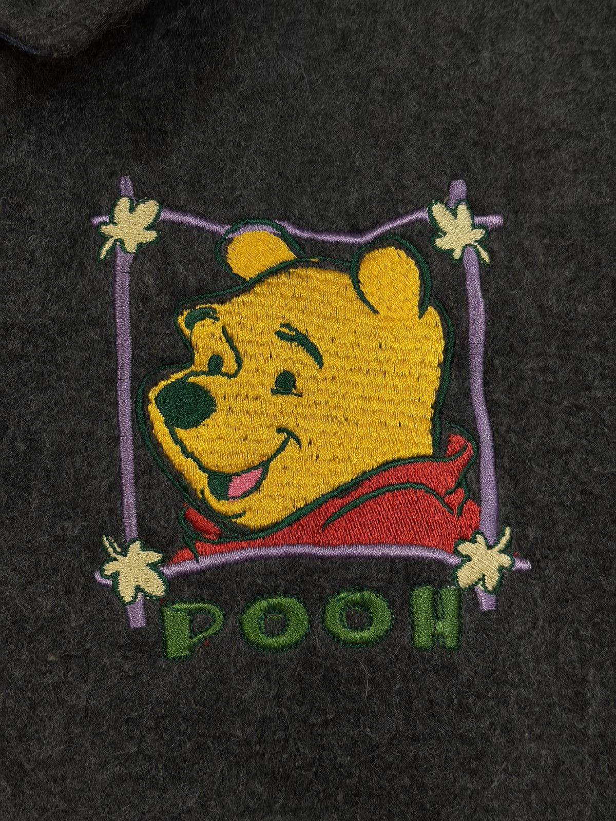 Disney Disney Pooh Vest Fleece Full Zip Embroidered Winnie The Pooh Size L / US 10 / IT 46 - 2 Thumbnail