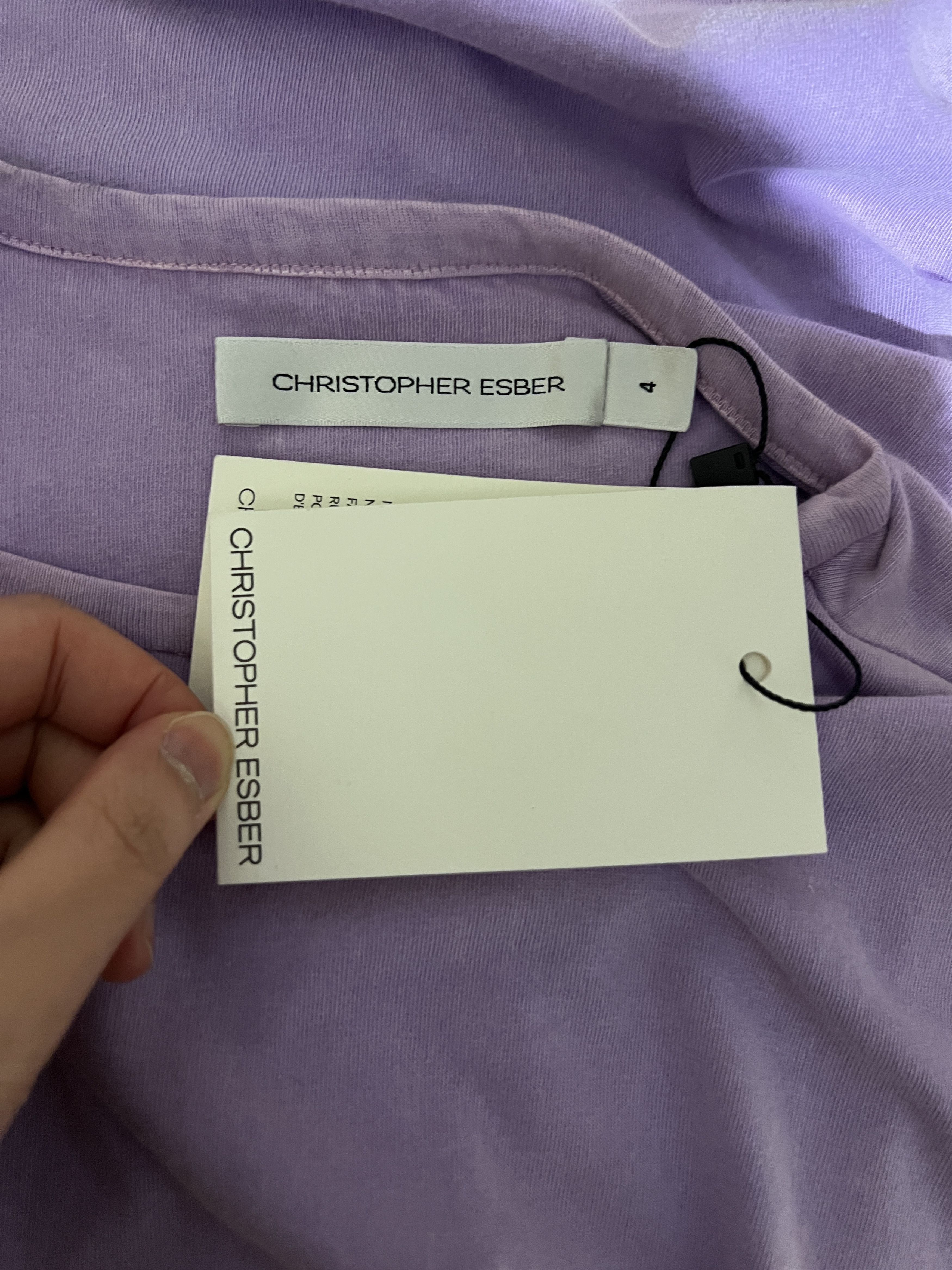 Christopher Esber Washed Moodstone Tee Size XS / US 0-2 / IT 36-38 - 7 Thumbnail