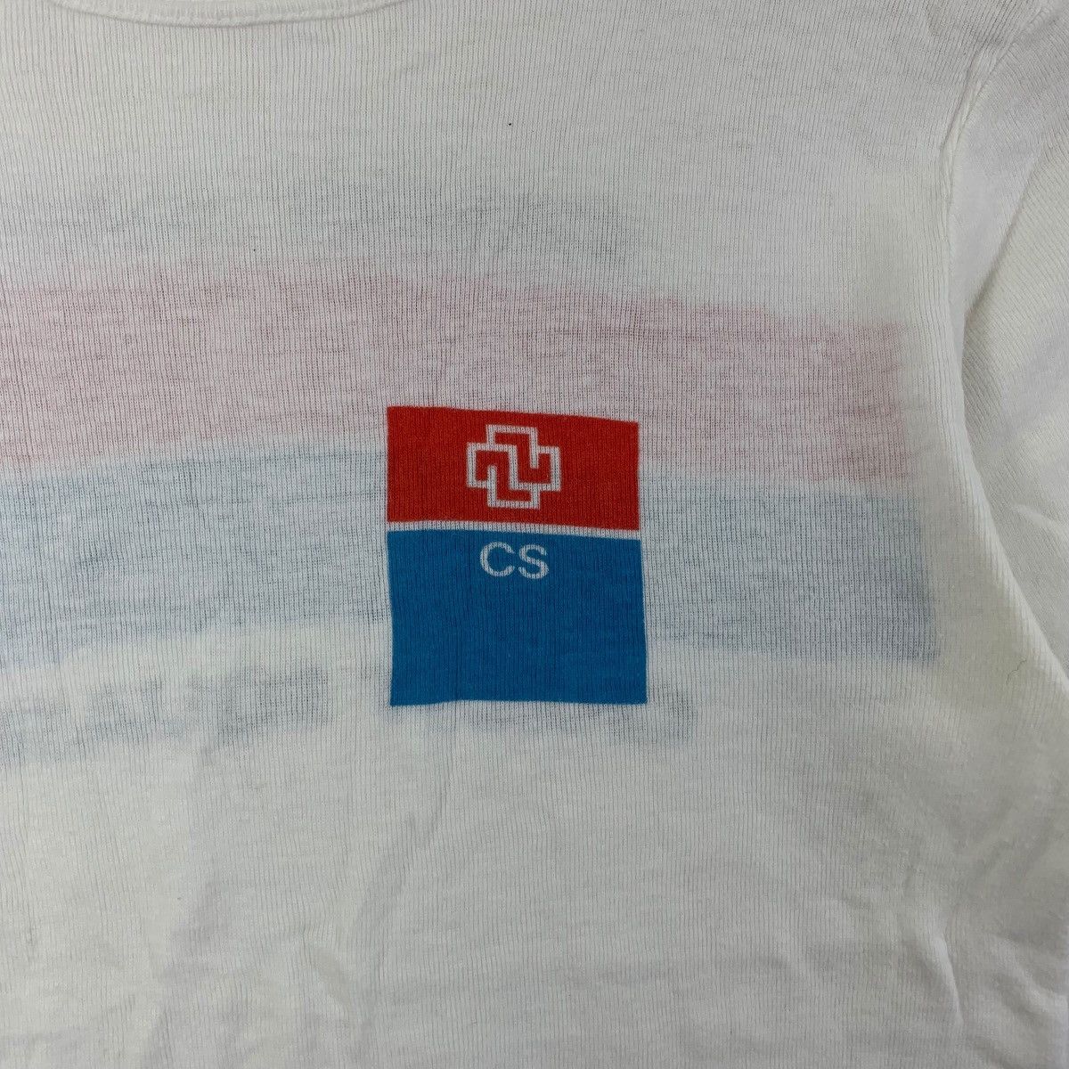 Vintage Vintage 90’ CREDIT SUISSE SQUASH Swiss Made Tee Shirt Top Size M / US 6-8 / IT 42-44 - 4 Thumbnail