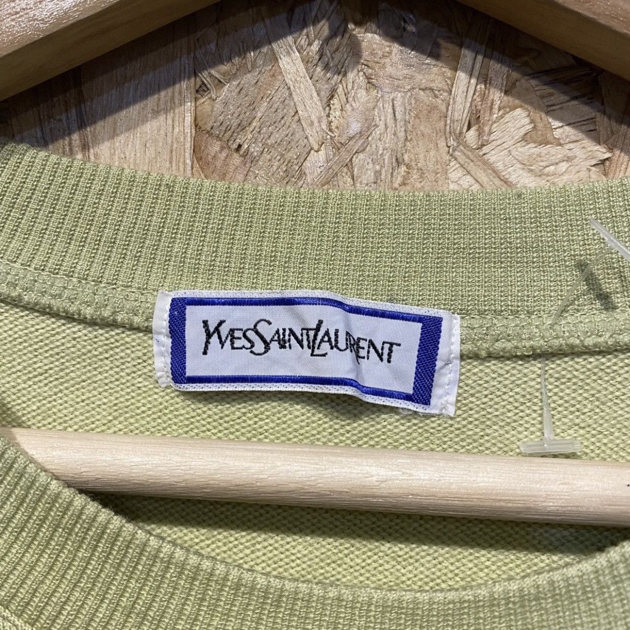 Designer × Yves Saint Laurent Yves Saint Lauren YSL Pocket Sweatshirt Size US L / EU 52-54 / 3 - 7 Thumbnail