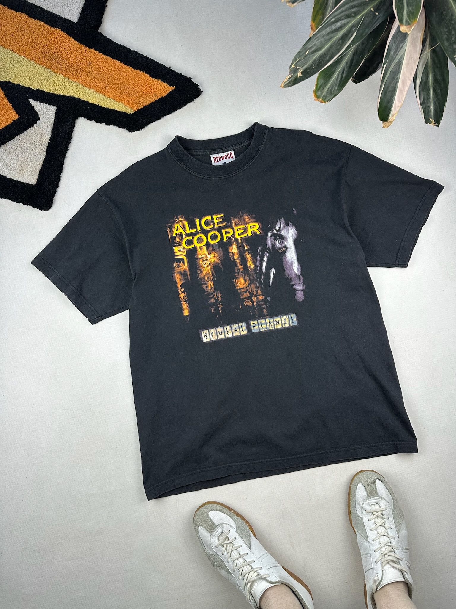 Band Tees Alice Cooper Vintage tee Band Skulls Dead Face Horror Tshirt Size US L / EU 52-54 / 3 - 3 Thumbnail