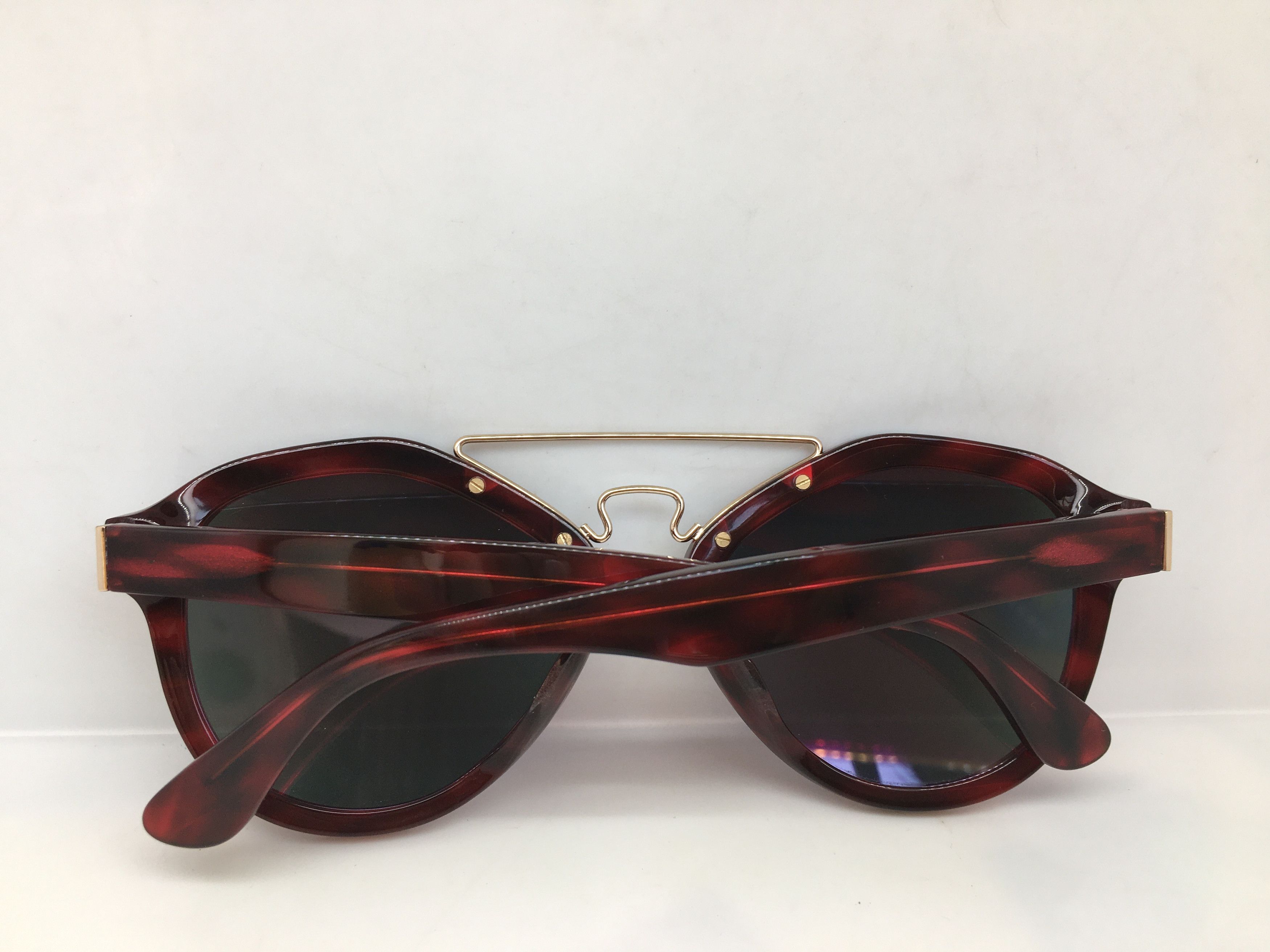 EOS Handmade Acetate Red HOLLYWOOD Sunglasses Frame
