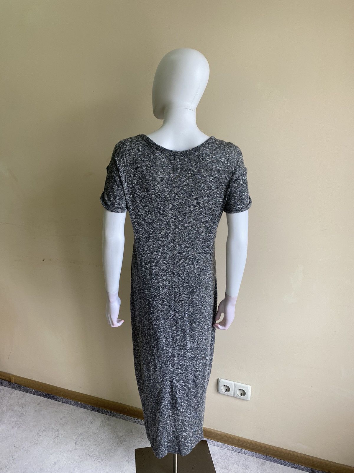 Other TOAST Womens Grey Marl Short Sleeve Midi Dress Size 10 Size L / US 10 / IT 46 - 8 Thumbnail