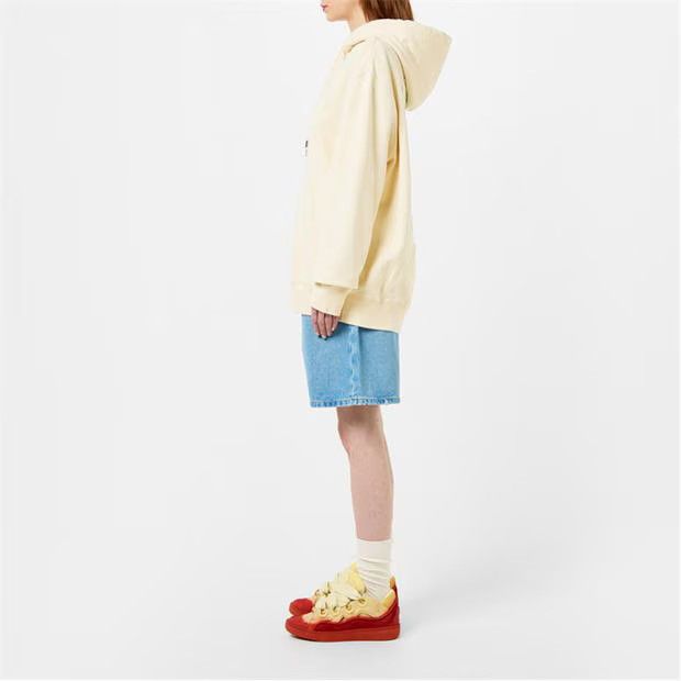 Lanvin o1g2r1mq1024 Curb Lace Up Sneakers in Red & Yellow Size US 7 / IT 37 - 6 Thumbnail