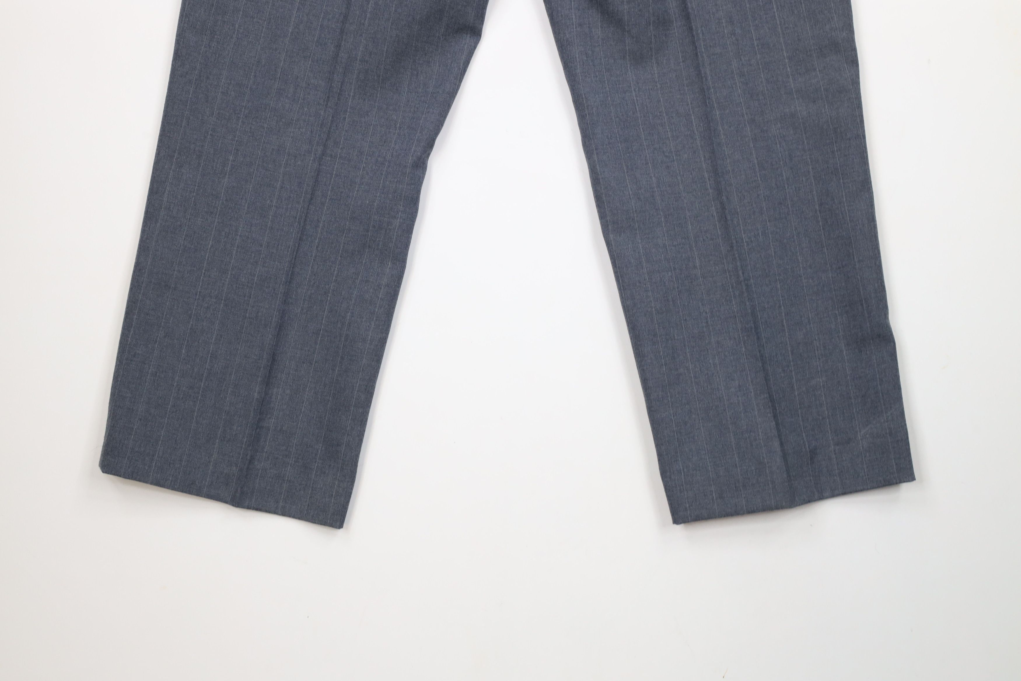 Vintage Vintage 70s Streetwear Pinstriped Wide Leg Chino Pants USA Size US 36 / EU 52 - 12 Thumbnail