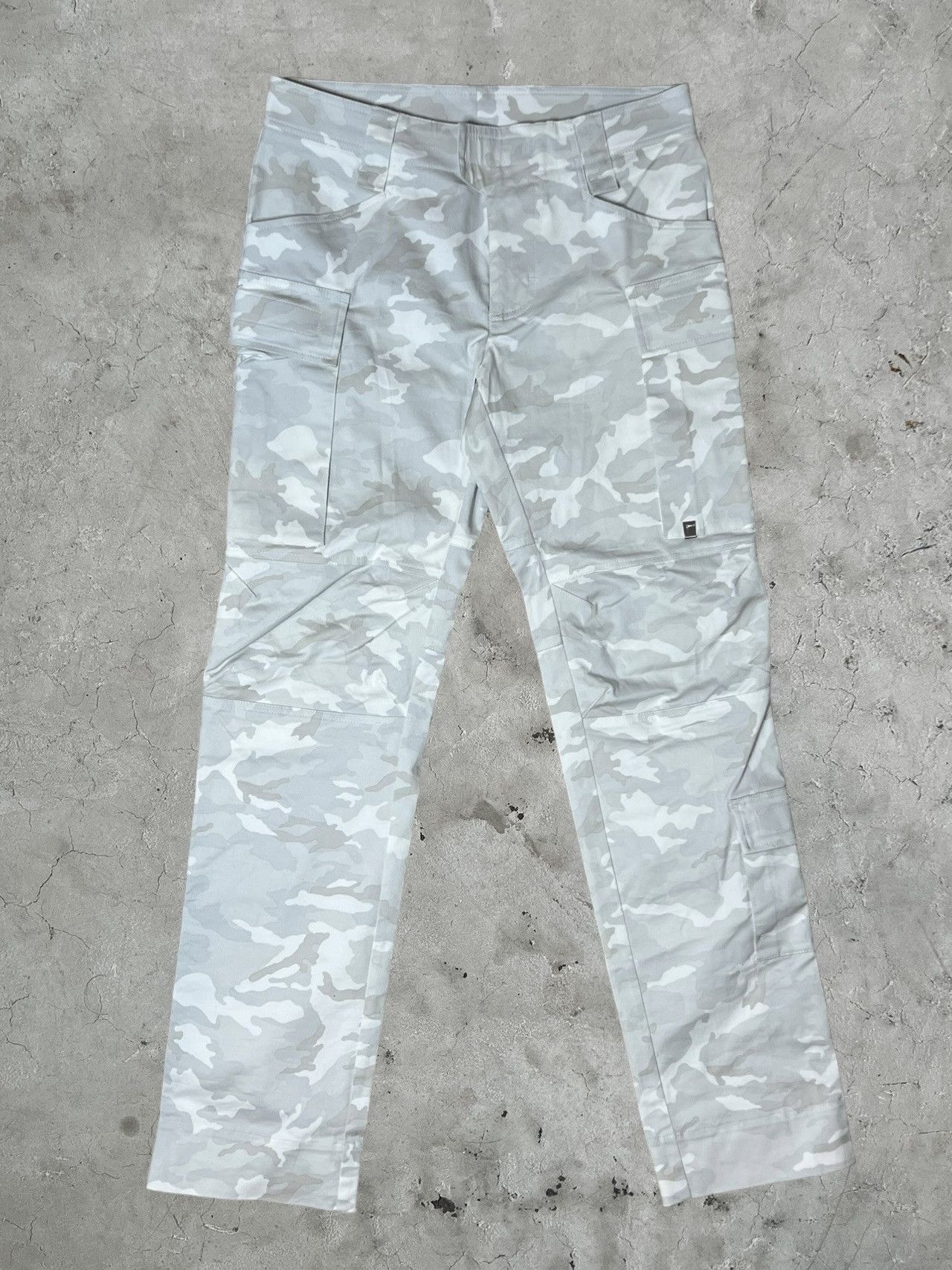 image of Alyx Snow Camo Tactical Cargo Pants in White, Men's (Size 32)