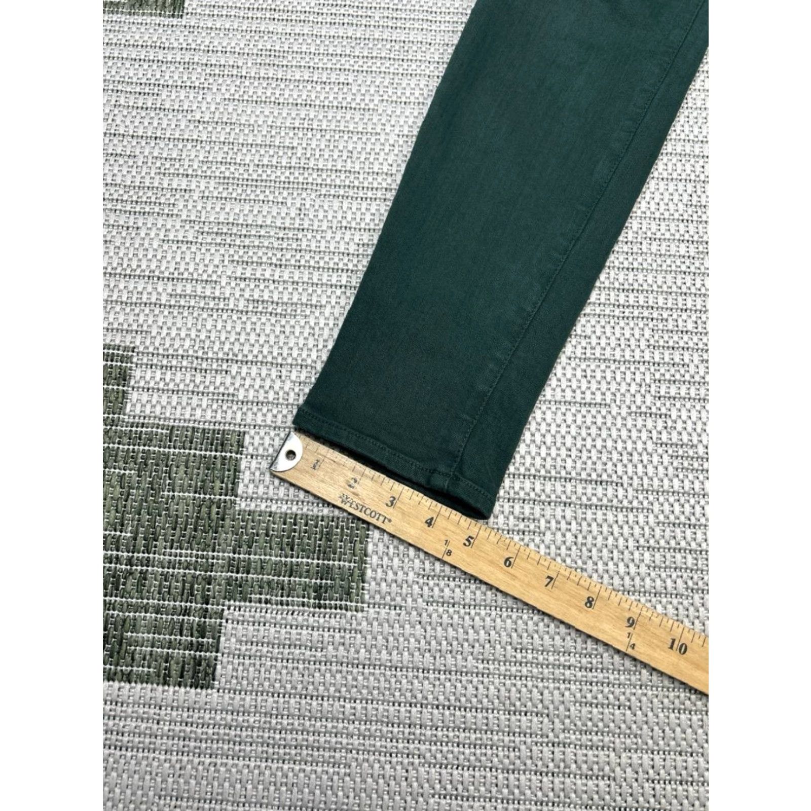 Veronica Beard Veronica Beard Jeans Womens 27 Debbie Skinny Green Denim Size 27" / US 4 / IT 40 - 4 Thumbnail