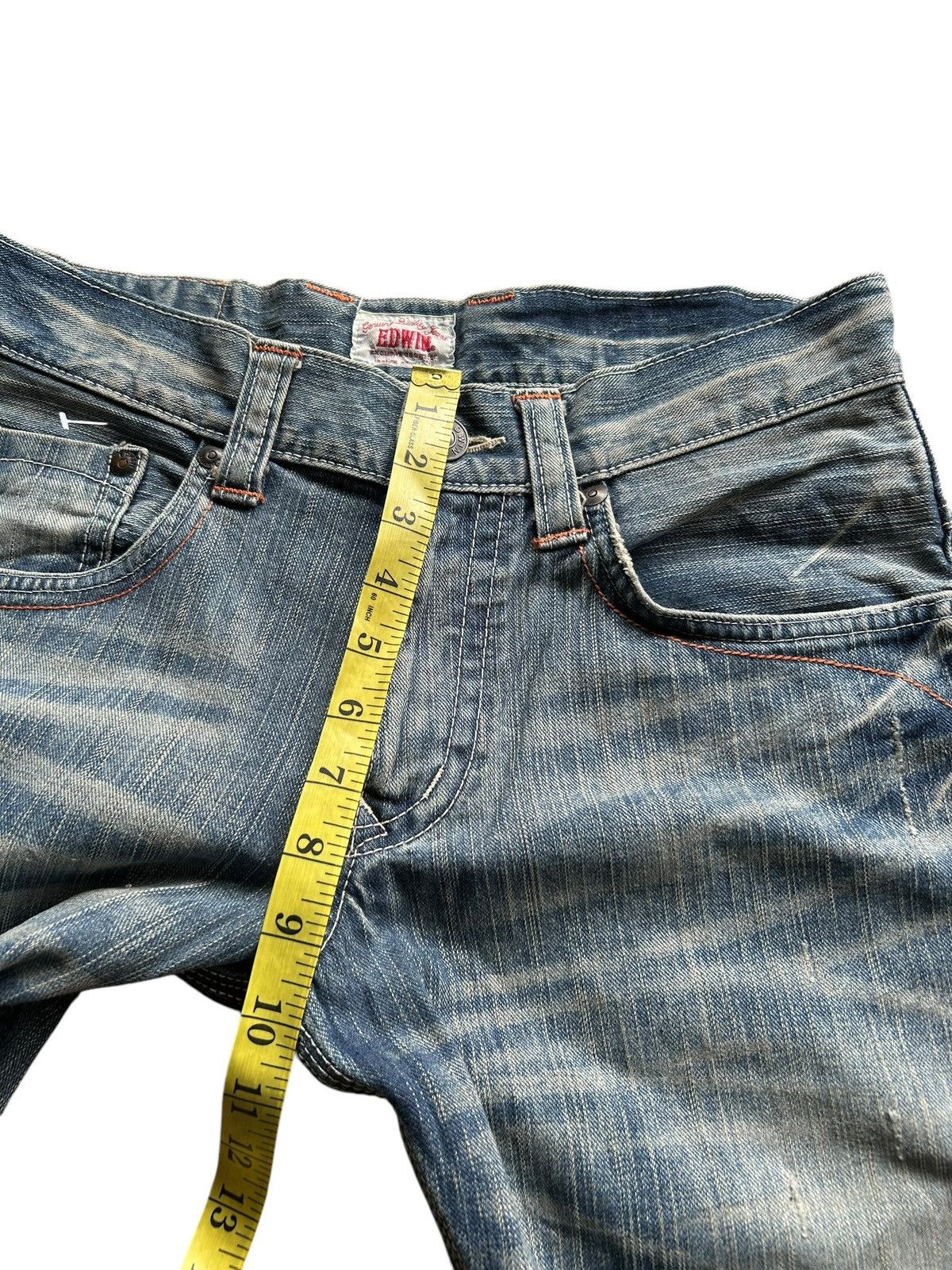 Japanese Brand × Kapital × Vintage Edwin Rusty Mudwash Distressed Japanese Denim Jeans Size US 31 - 13 Thumbnail