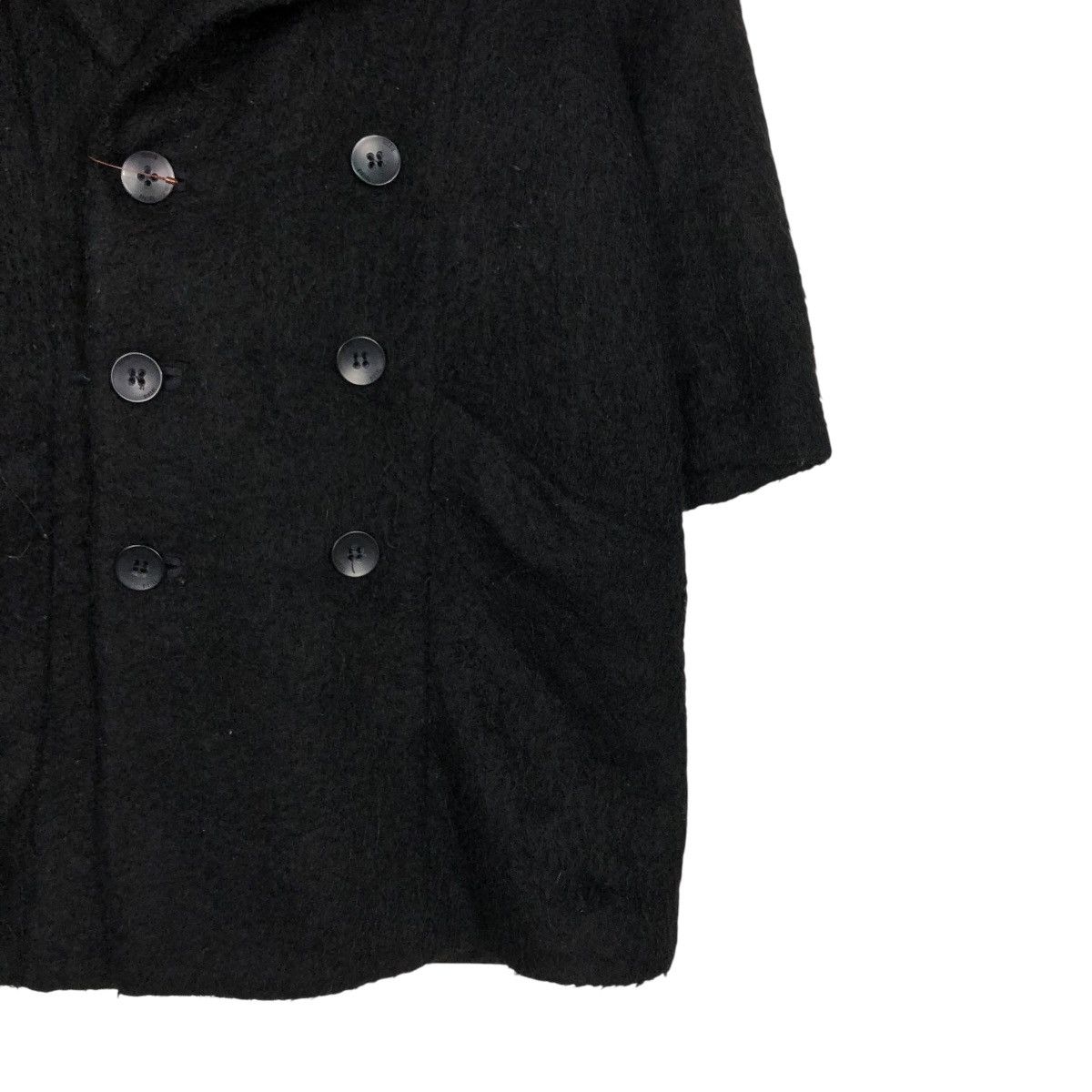 Diesel 🔥RICH BLACK MOHAIR LONG JACKET DOUBLE BREAST DIESEL Size US XXS / EU 40 - 8 Thumbnail