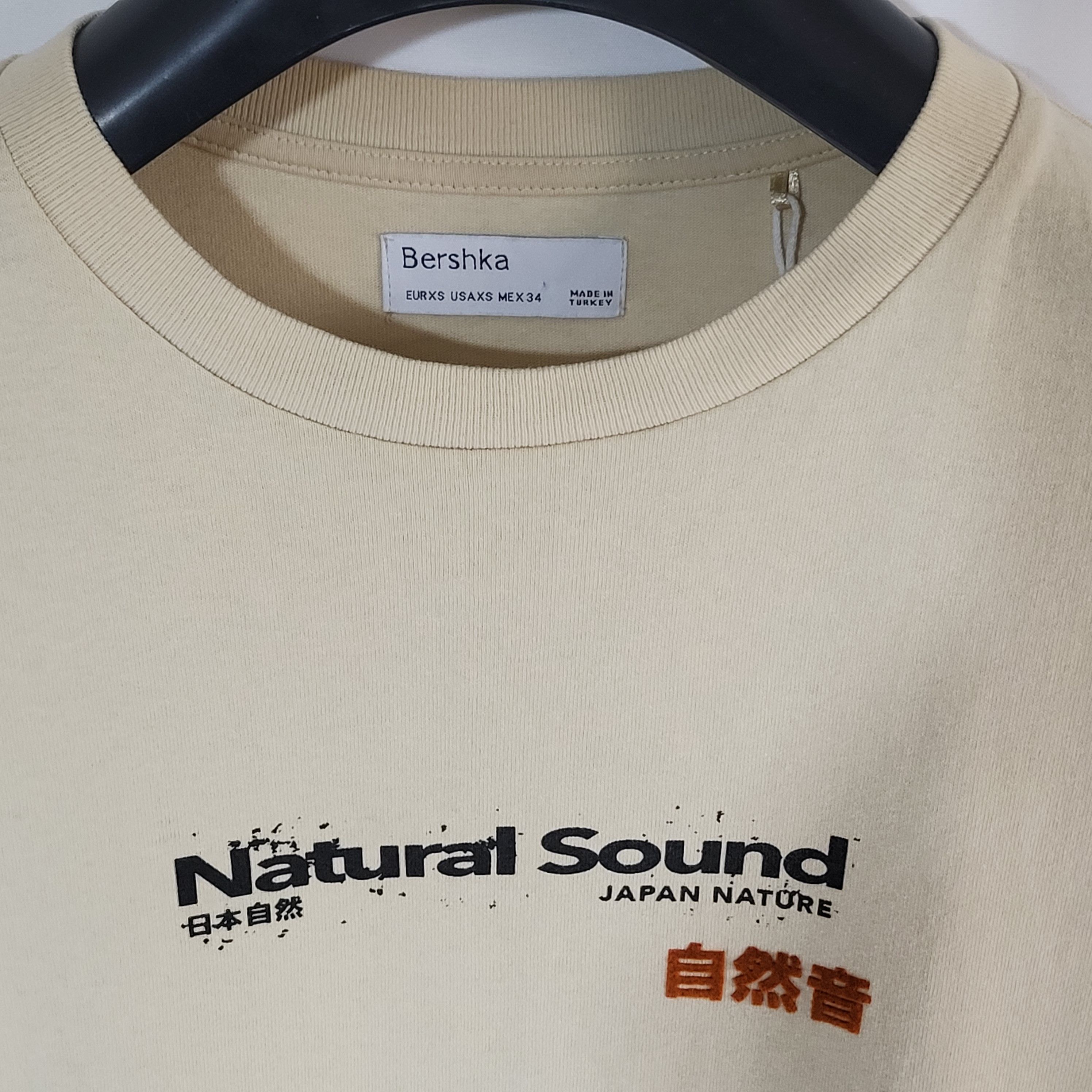 Bershka Bershka Natural Sound T-Shirt size XS but fit L Size US XS / EU 42 / 0 - 4 Thumbnail