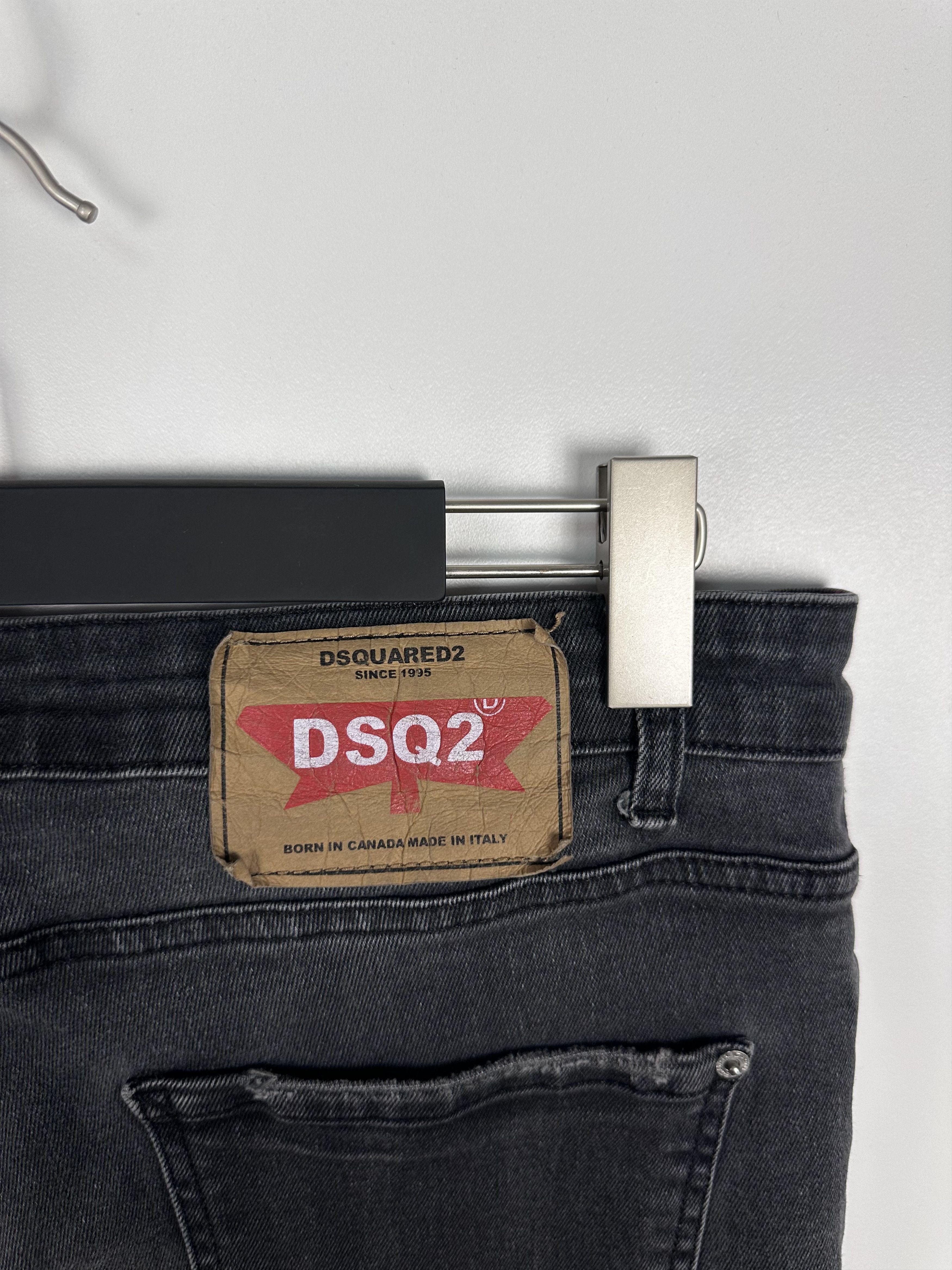 Dsquared2 Dsquared2 Black Washed Denim Distressed Jeans Mens Size 52 Size US 36 / EU 52 - 8 Thumbnail