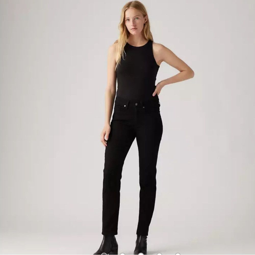 Levi's Levi’s Classic Straight Leg Fit 505 Denim Jeans Black Size 8 Size 28" / US 6 / IT 42 - 1 Thumbnail