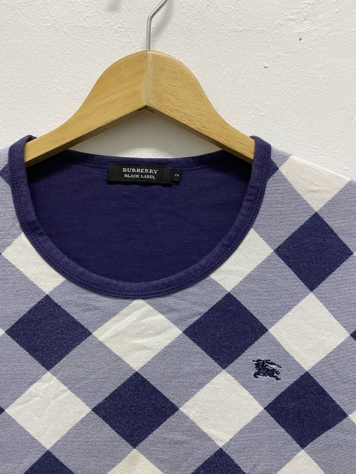 Burberry Vintage Burberry Checkered Tshirt Size US S / EU 44-46 / 1 - 3 Thumbnail