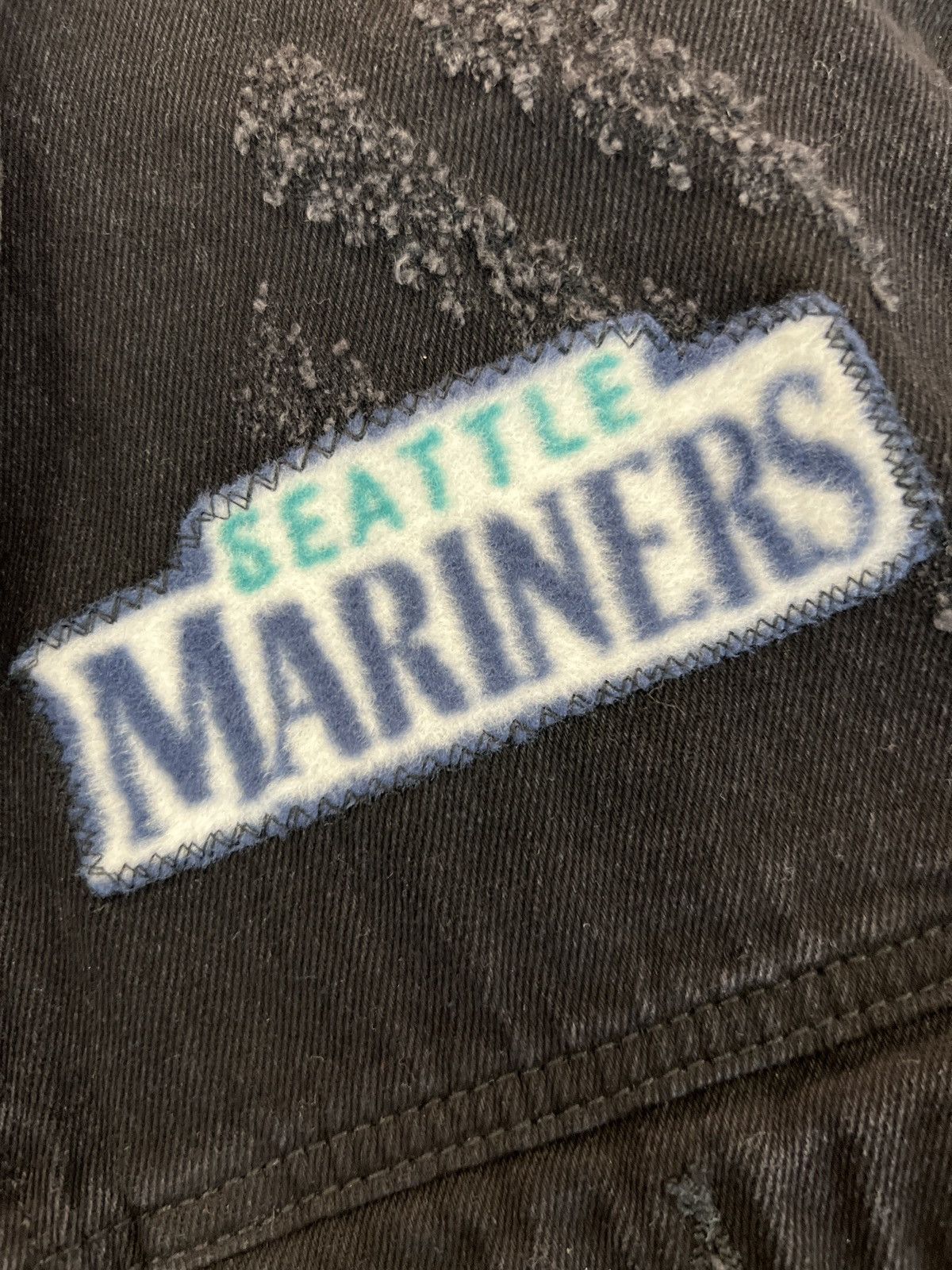 Other Seattle Mariners Blk Denim Jacket Size US M / EU 48-50 / 2 - 5 Thumbnail