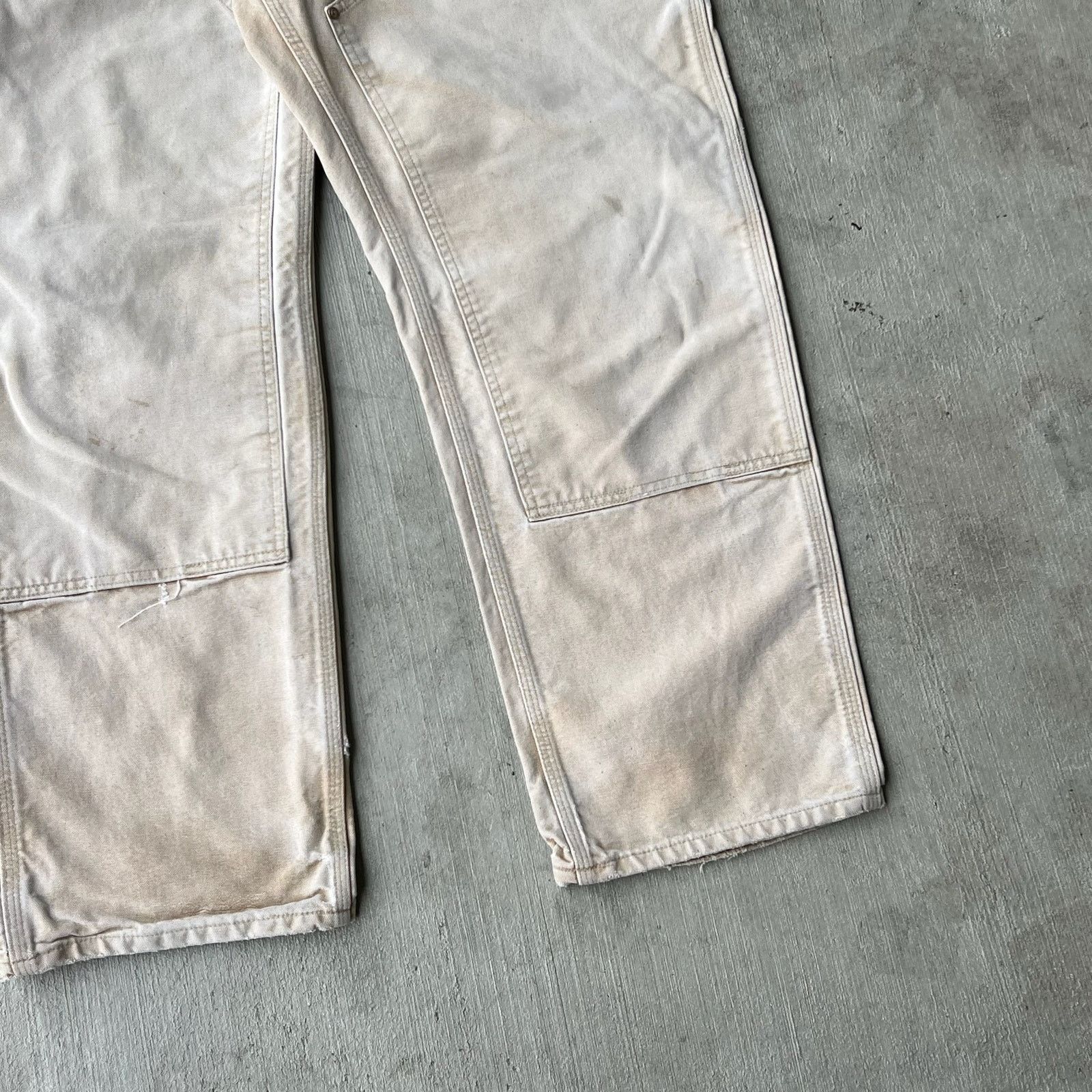 Carhartt × Vintage Carhartt faded brown double knee work wear carpenter pants Size US 36 / EU 52 - 9 Thumbnail