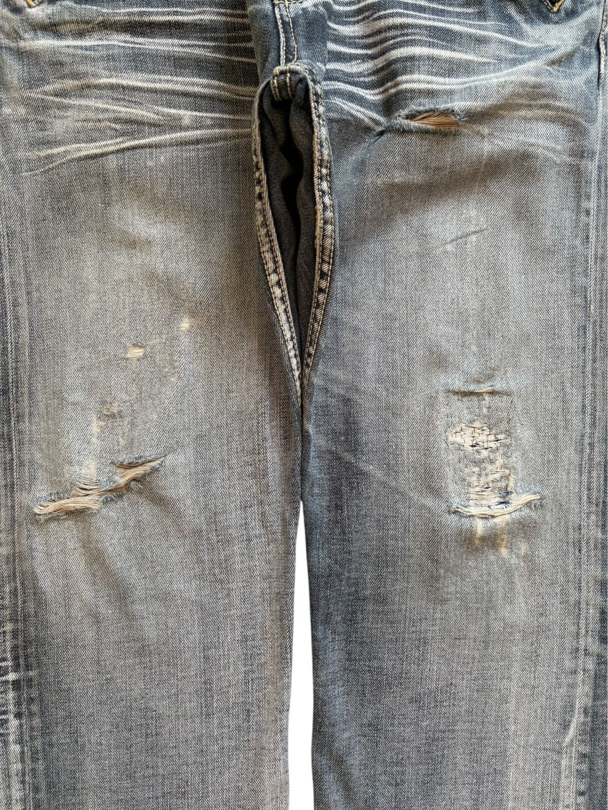 Japanese Brand Vintage Japanese Brand Tactical Distressed Loose Jeans Size US 34 / EU 50 - 5 Thumbnail