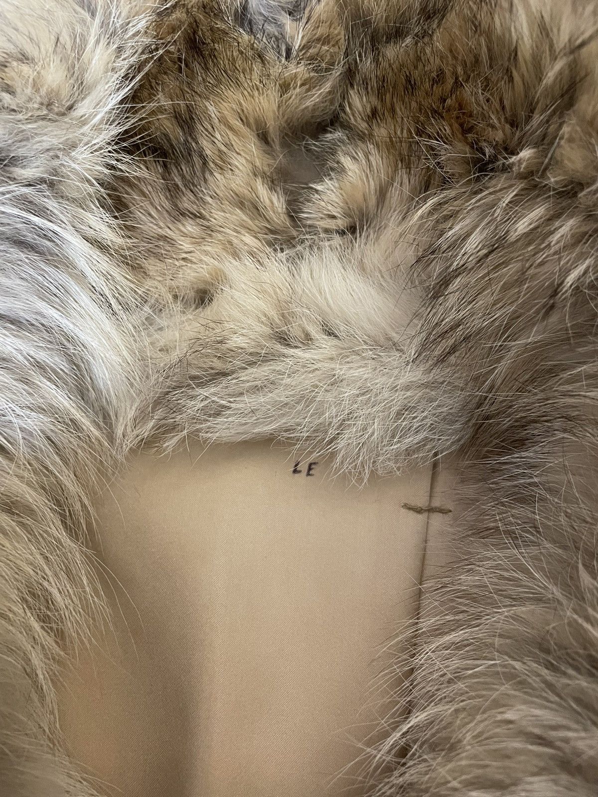 Vintage Fox fur full length coat Large Size L / US 10 / IT 46 - 10 Thumbnail