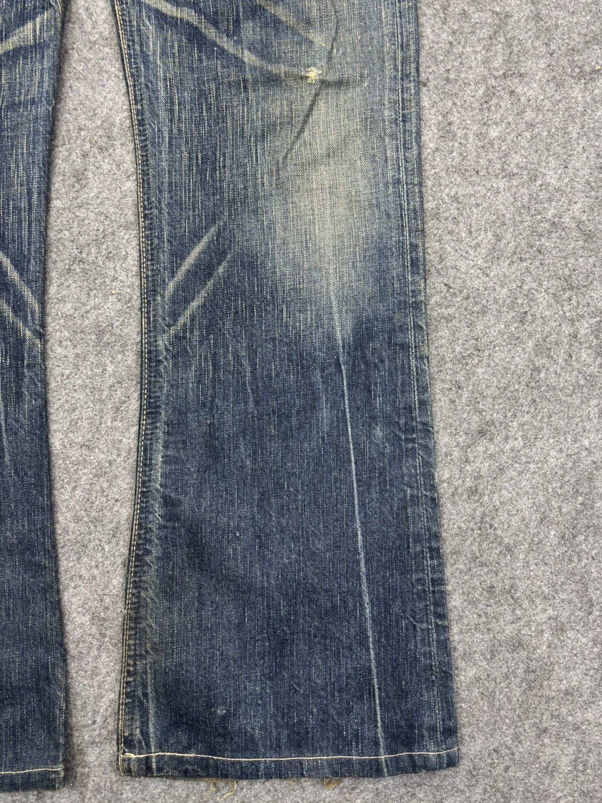Edwin 💥Flare💥Vintage Edwin 503 Sick Fades Flare Denim F926 Size US 32 / EU 48 - 4 Thumbnail