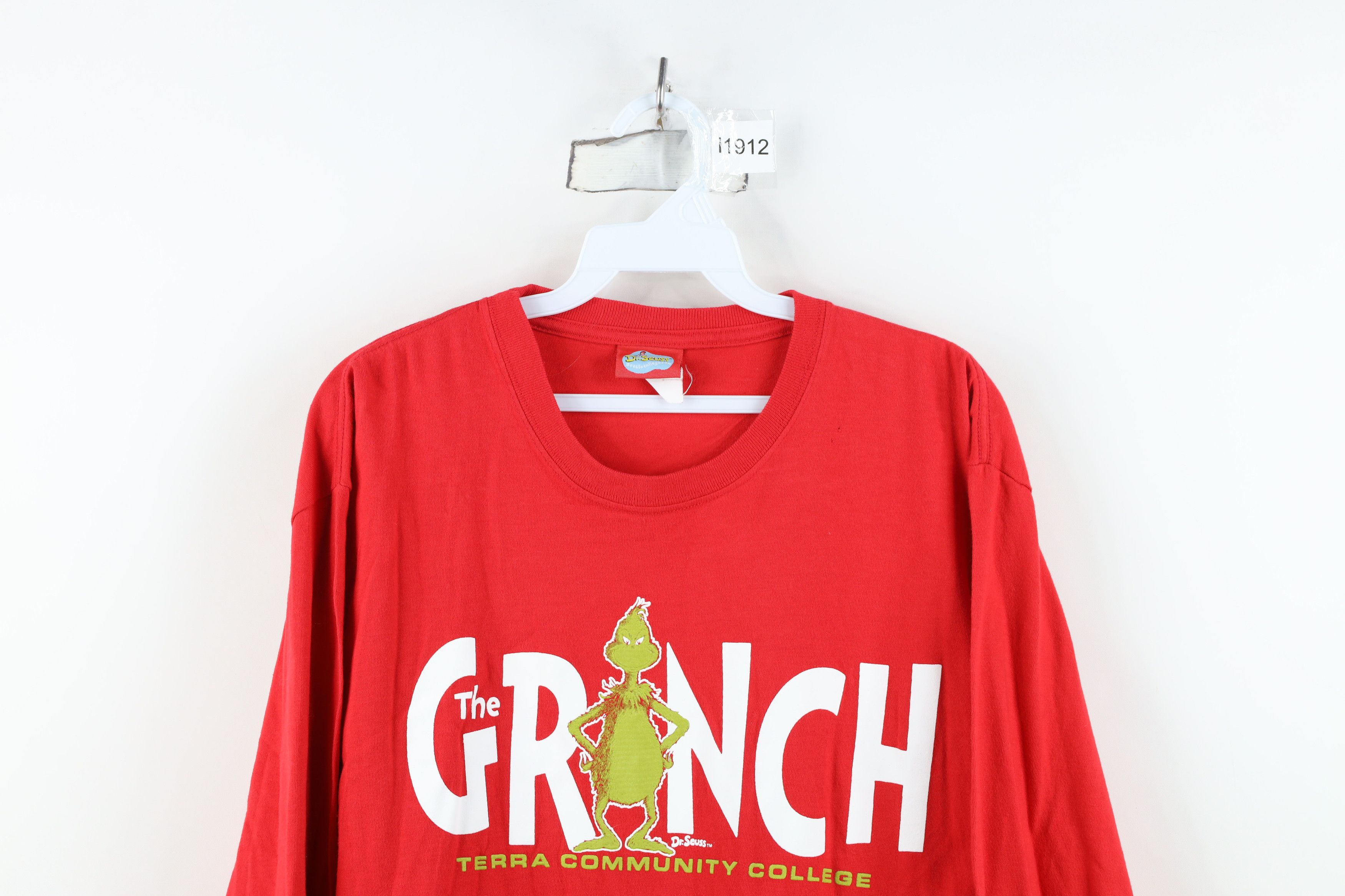Vintage Vintage Y2K Dr Seuss Christmas Grinch Long Sleeve T-Shirt Size US L / EU 52-54 / 3 - 2 Thumbnail