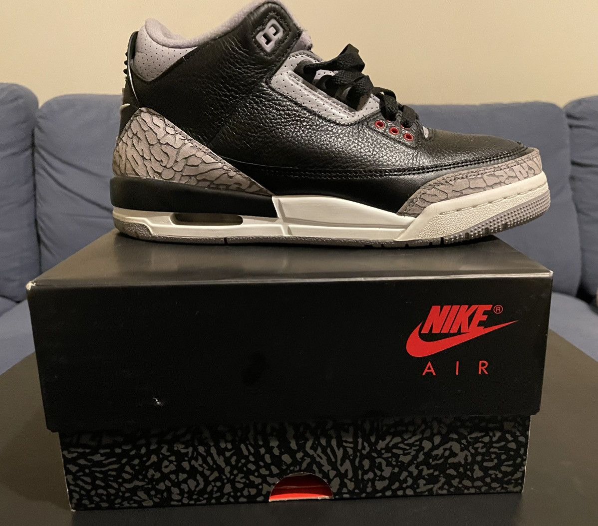 Jordan Brand Jordan 3 Black Cement Size US 6.5 / EU 39-40 - 1 Thumbnail