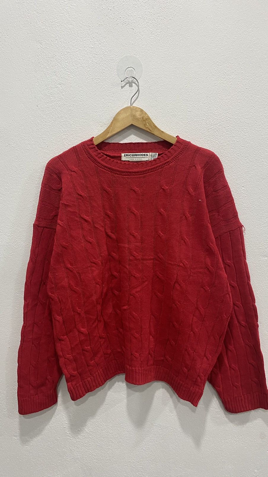Aran Isles Knitwear × Homespun Knitwear × Vintage Cable Knitted Sweater 90s Punk Grunge Hysteric Lgb Size US L / EU 52-54 / 3 - 1 Thumbnail