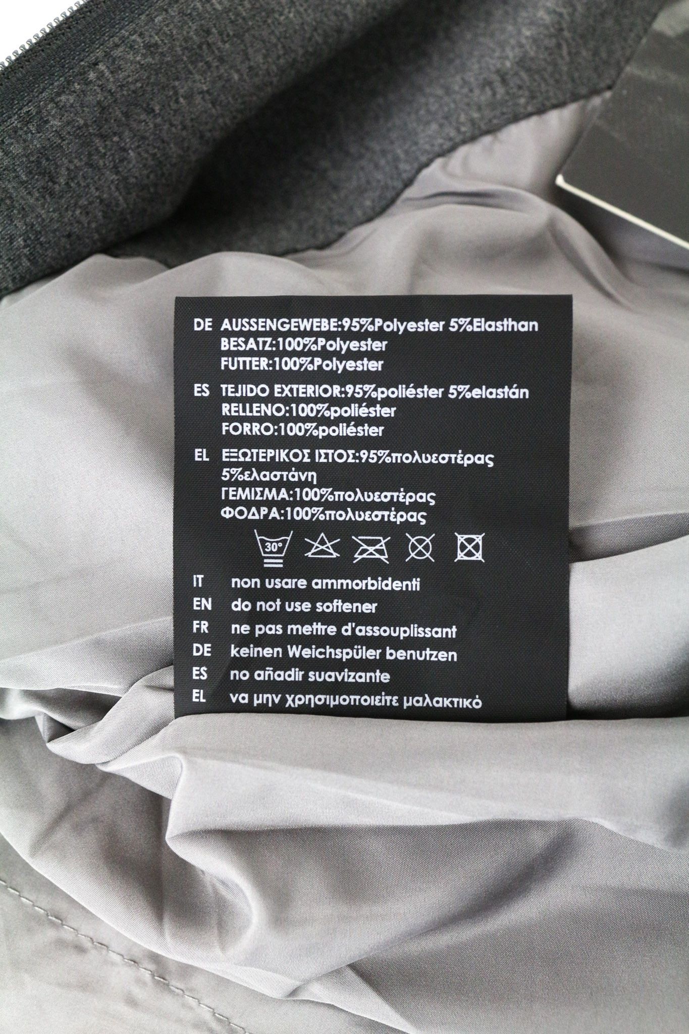 Other WILMA EU34 Grey Windproof Lined Jacket 75525 Size XS / US 0-2 / IT 36-38 - 8 Thumbnail