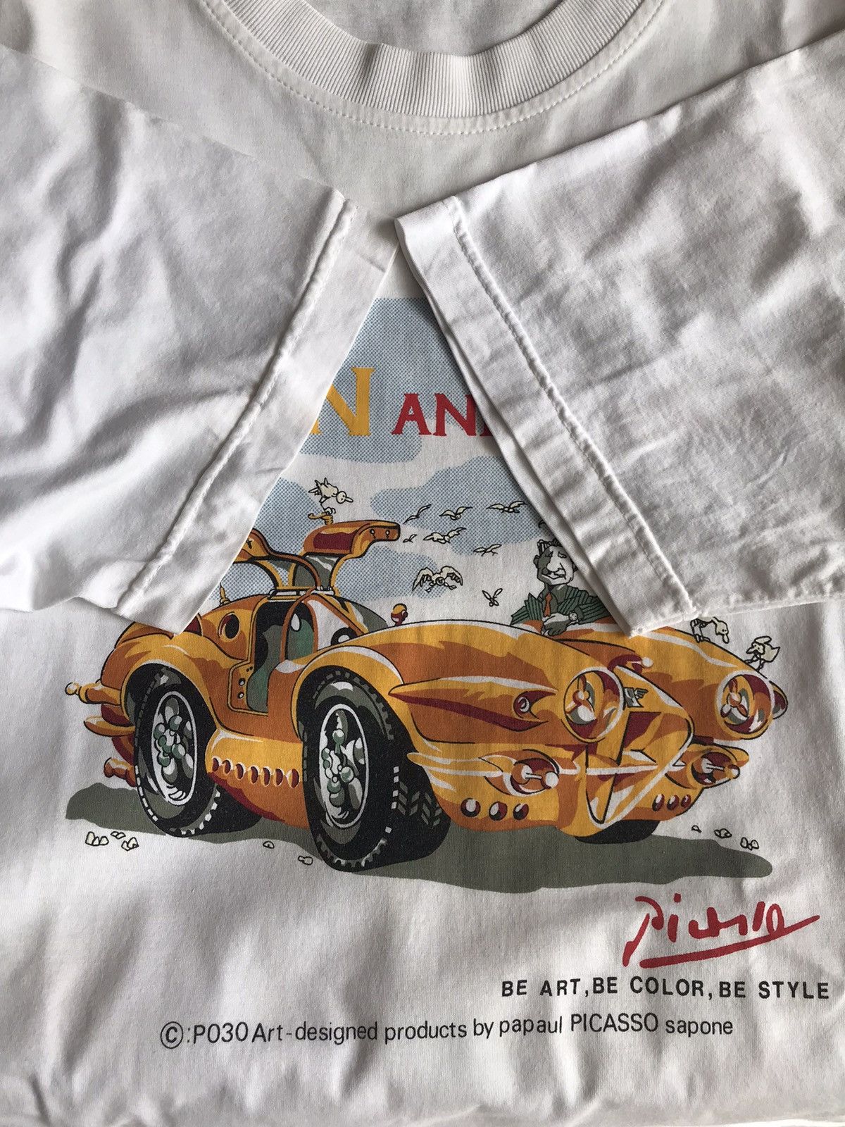 Vintage Vintage Papaul Picasso Sapone “The Man and The Car” Size US XL / EU 56 / 4 - 4 Thumbnail