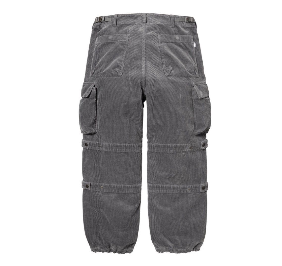 Supreme × Vintage Supreme GOODENOUGH Corduroy Military Cargo Pant Grey Size US 32 / EU 48 - 2 Thumbnail