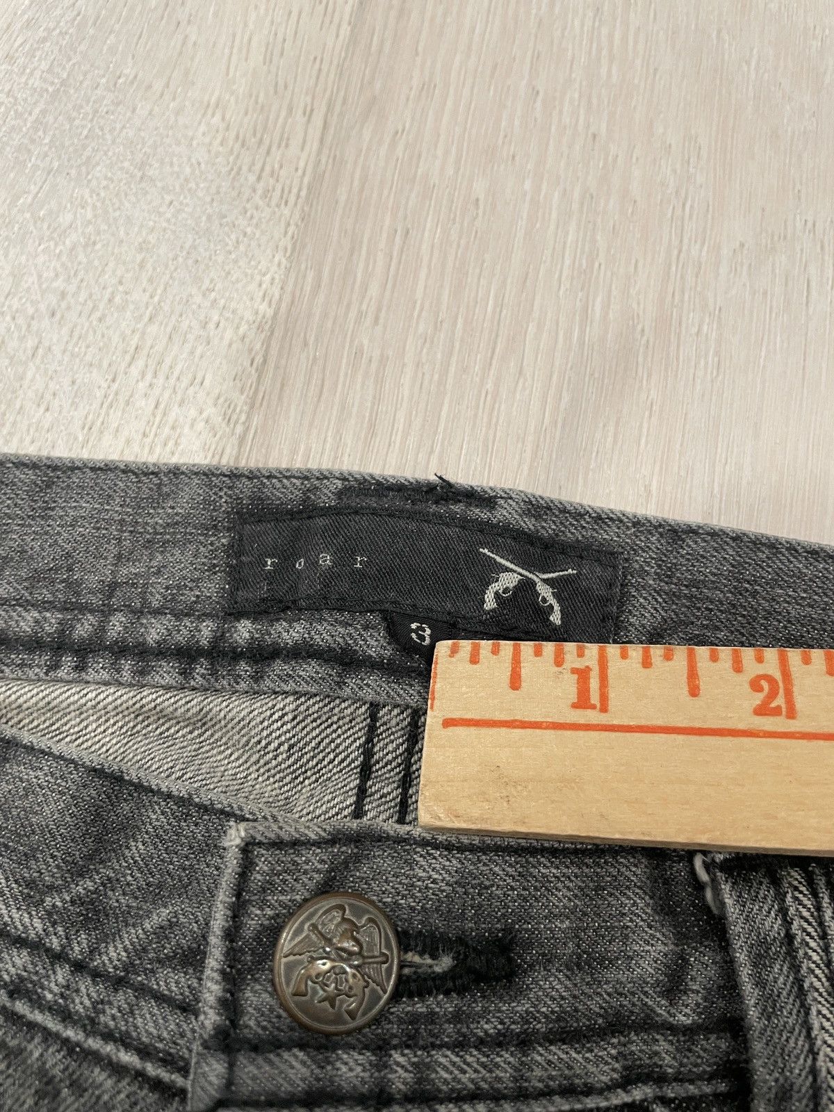 roarguns Roarguns Japan 2000s Black Denim Jeans Black 31 Archive Size US 32 / EU 48 - 4 Thumbnail